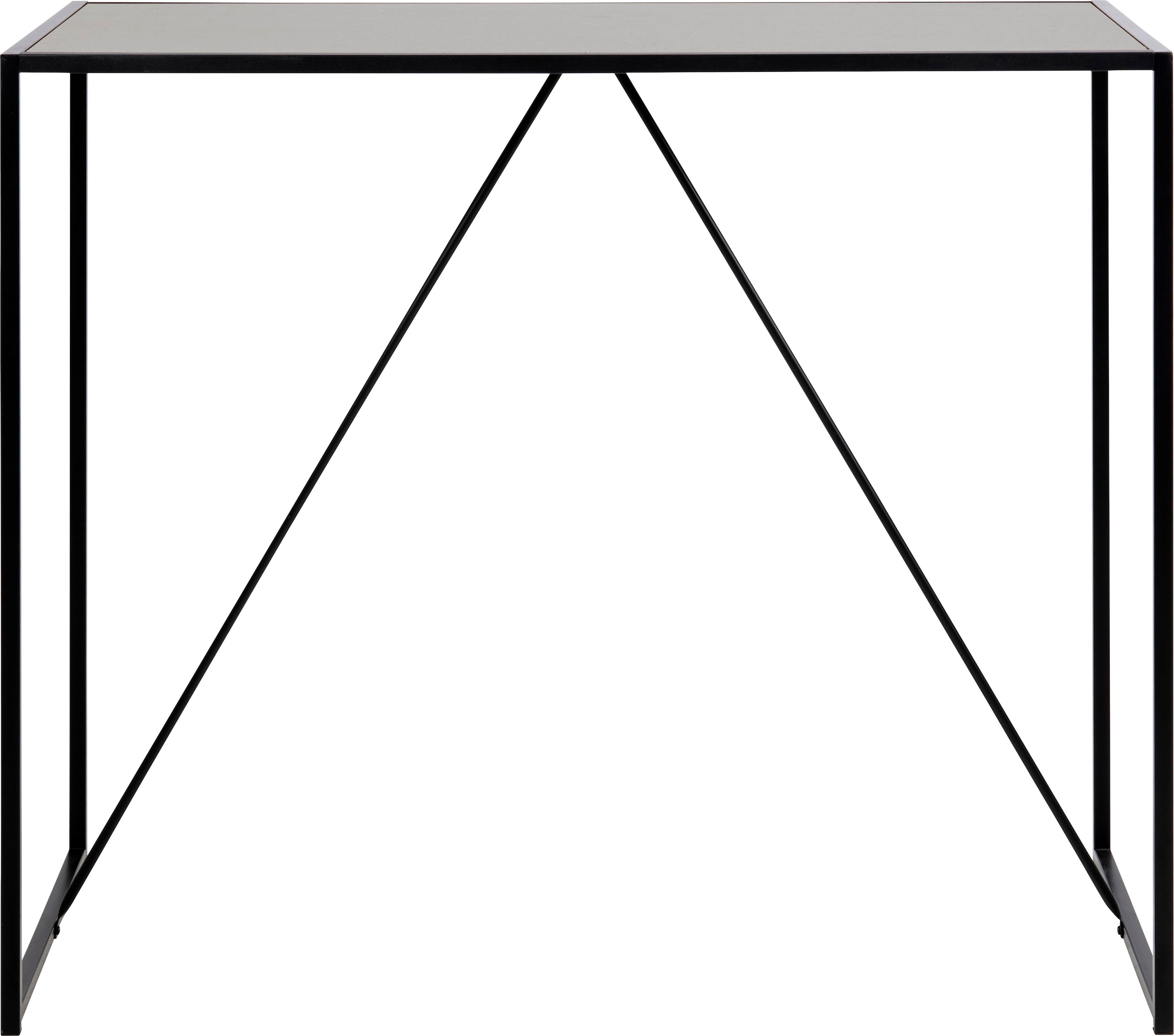 ACTONA GROUP Bartisch, mit schmalem Metallfuß, Breite 120 cm, in weiteren Variationen