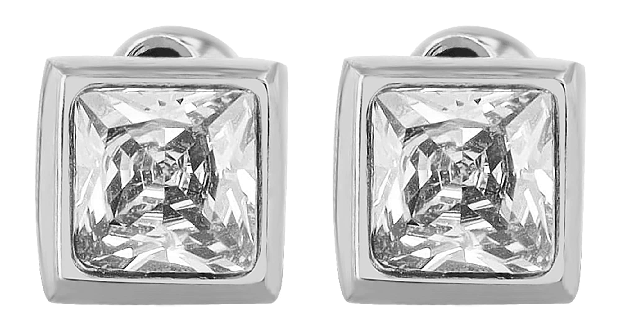 Adelia´s Paar Ohrhänger »Ohrringe – Ohrstecker aus Edelstahl mit Zirkonia« Perfekt als Geschenk für besondere Menschen