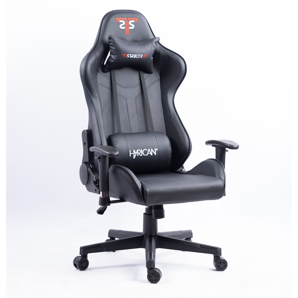 Hyrican Gaming-Stuhl »"Striker Copilot" schwarz, Kunstleder, ergonomischer Gamingstuhl«