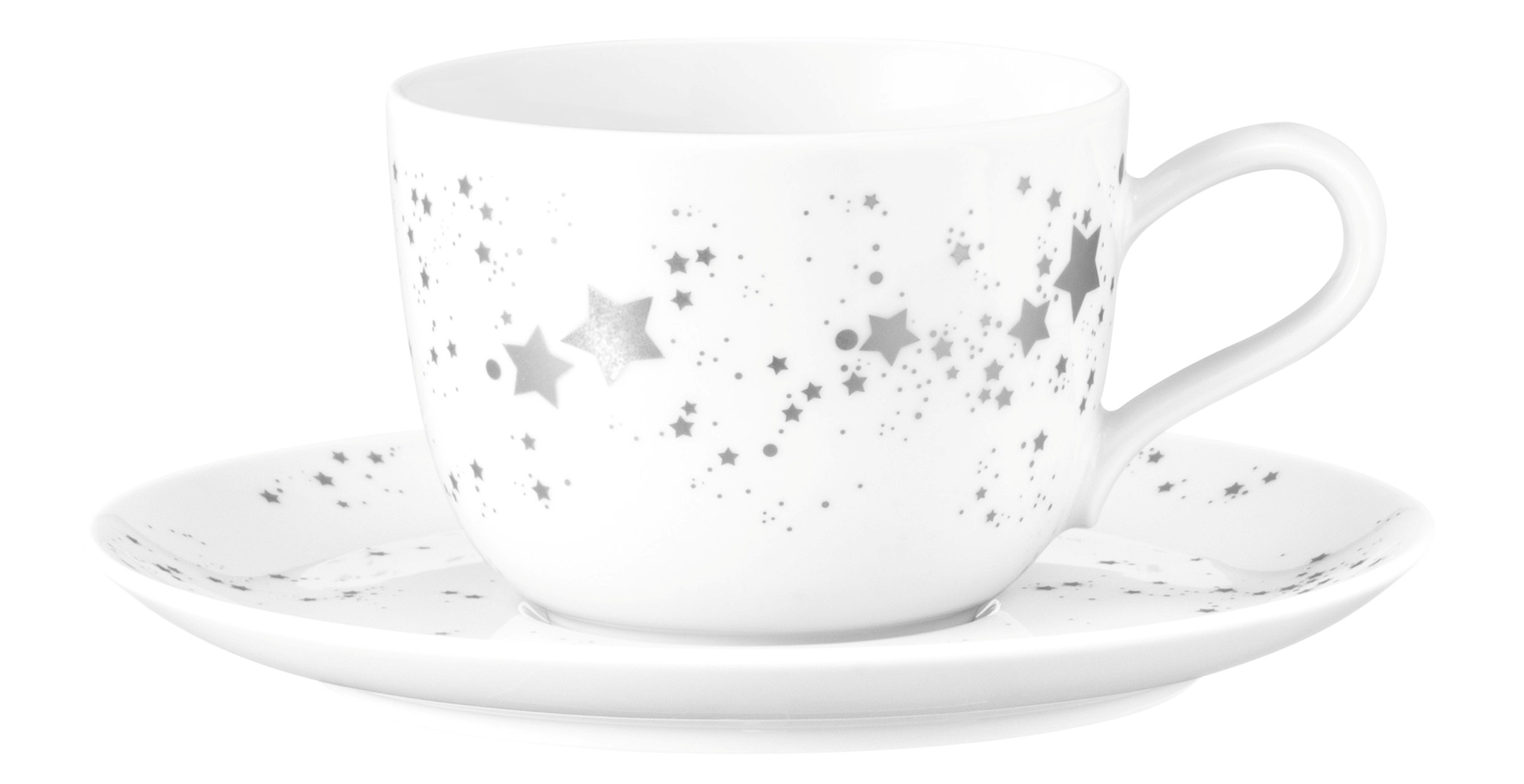Seltmann Weiden Tasse "Liberty - Silver Stars" Kaffeeobertasse 0,26 l günstig online kaufen
