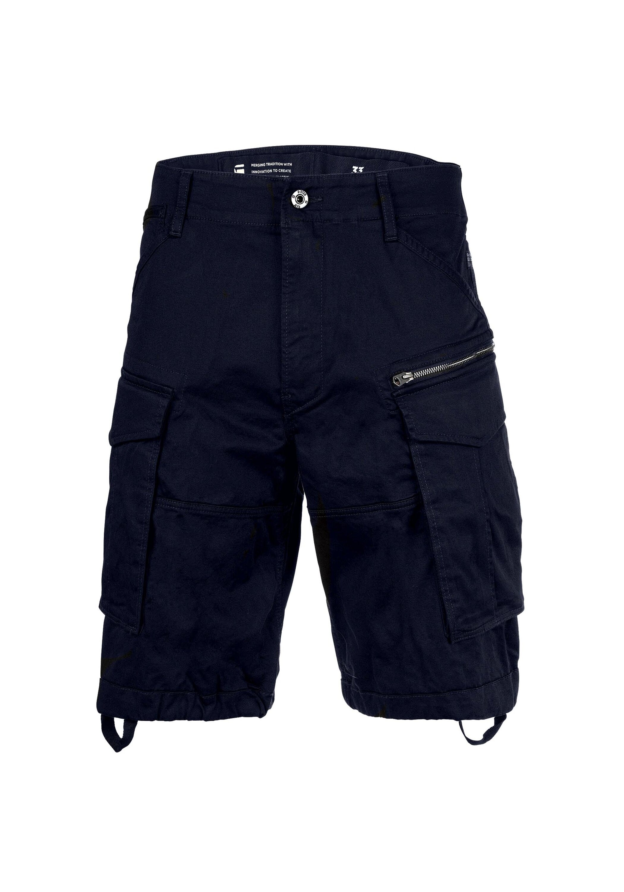 G-star pour homme. D08566-5126-C742 Short Rovic Zip Relaxed navy (33), Casuel, Coton, Marine