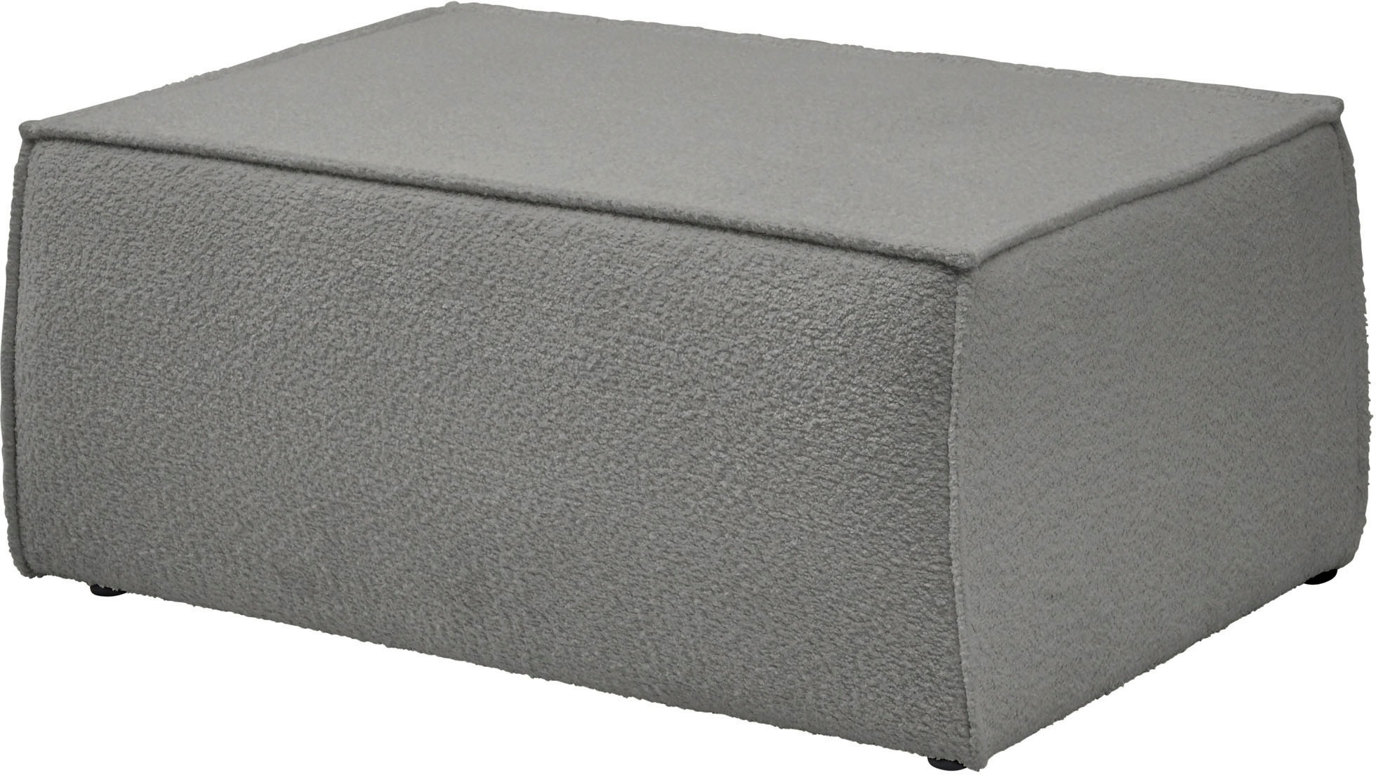 OTTO home Hocker "FINNLEY, Polsterhocker in Bouclé, Struktur fein u. Mega C günstig online kaufen