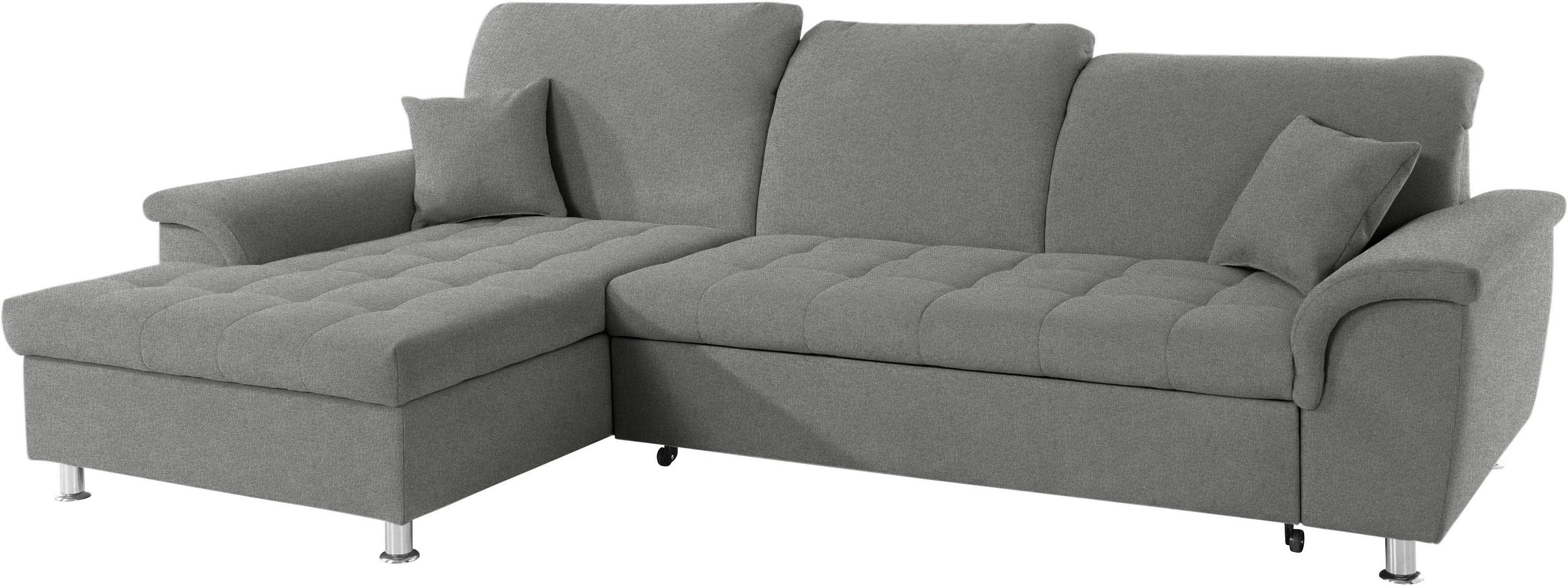 DOMO collection Ecksofa »Franzi L-Form«, wahlweise mit Kopfteilverstellung (dann Tiefe: 170 cm)