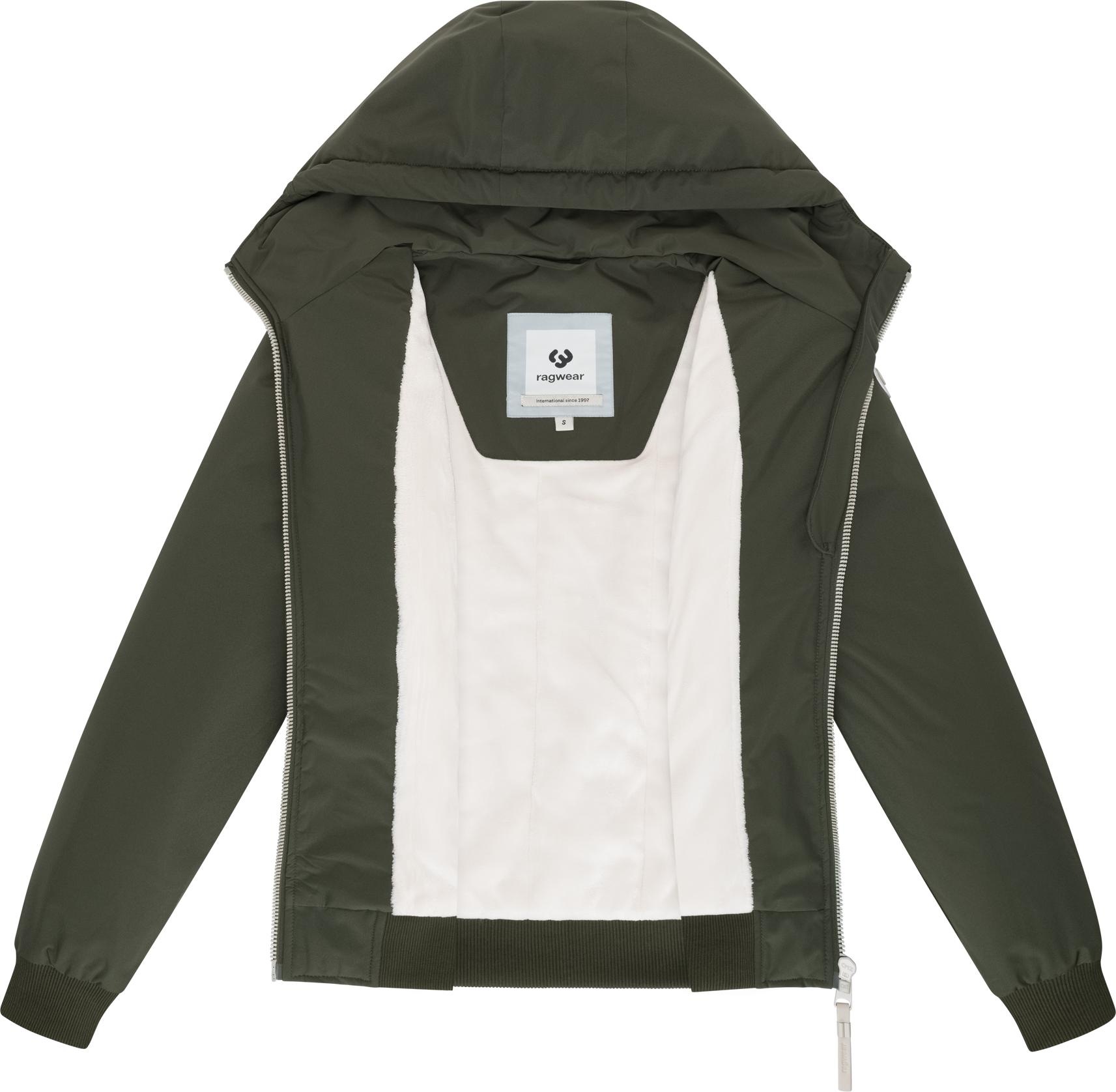 Ragwear Bomberjacke »Oggie Warm YOUMODO«, mit Kapuze, Wasserdichte Outdoorjacke mit Kapuze für den Übergang
