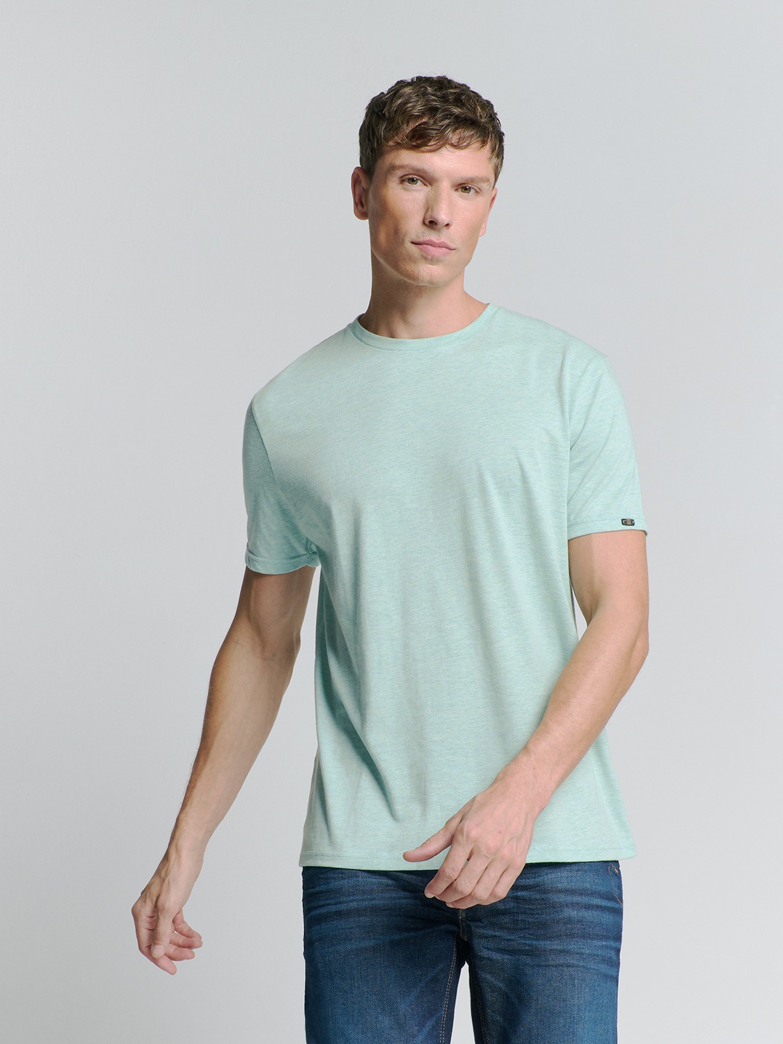 NO EXCESS T-Shirt »No Excess T-Shirt mit Rundhalsausschnitt«