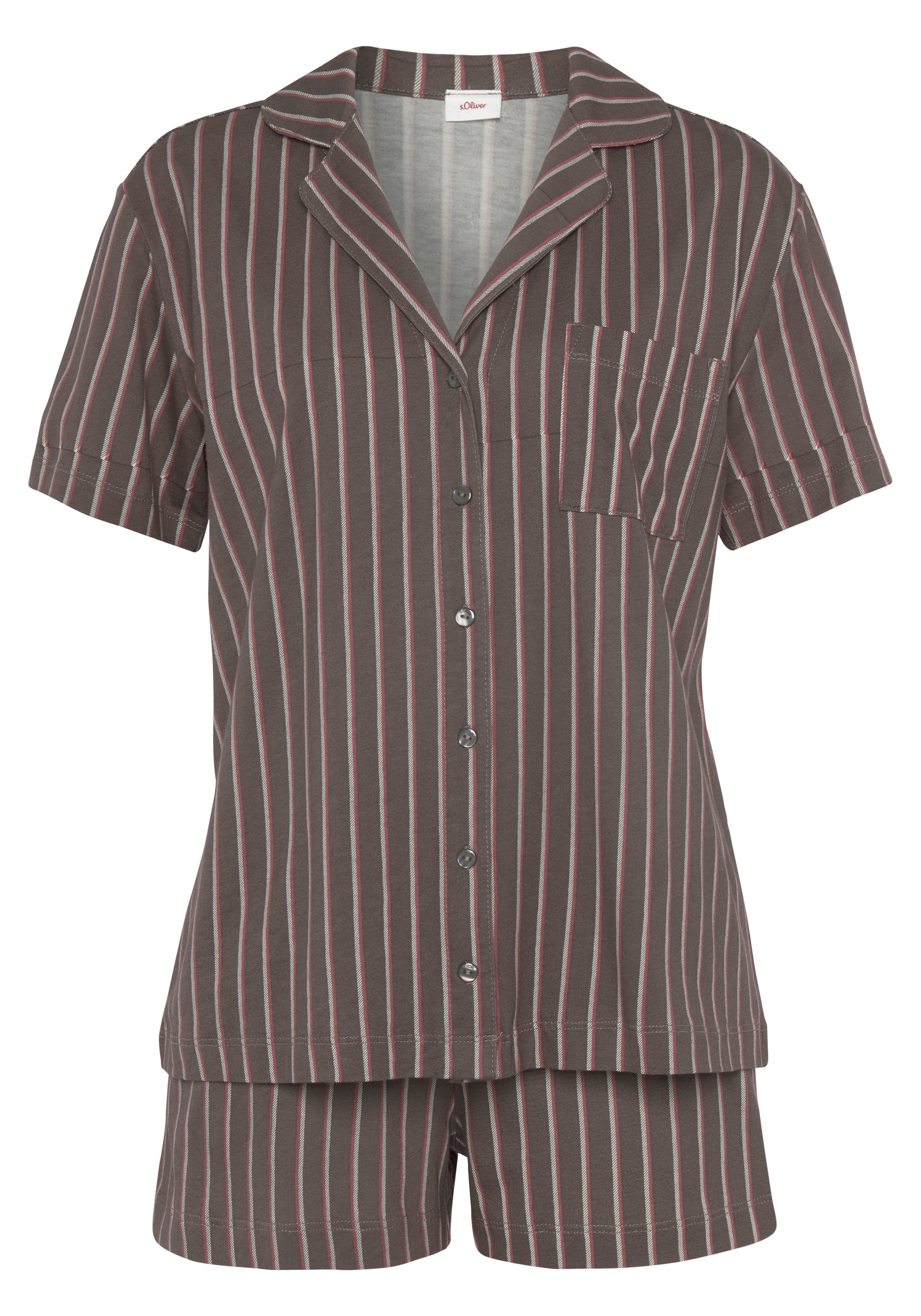 s.Oliver Shorty 2 Stk. tlg., mit schönem Muster günstig online kaufen