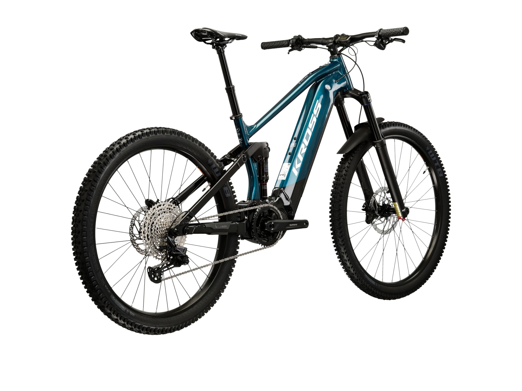 Kross »E-MTB Grist Boost 2.0 630 29" türkis 12 Gänge - Shimano Mittelmotor« 12 Gang Shimano DEORE M6100 Schaltwerk Kettenschaltung Mittelmotor 250 W SHIMANO Steps 36 V/250 W, Mittelmotor DU-EP800