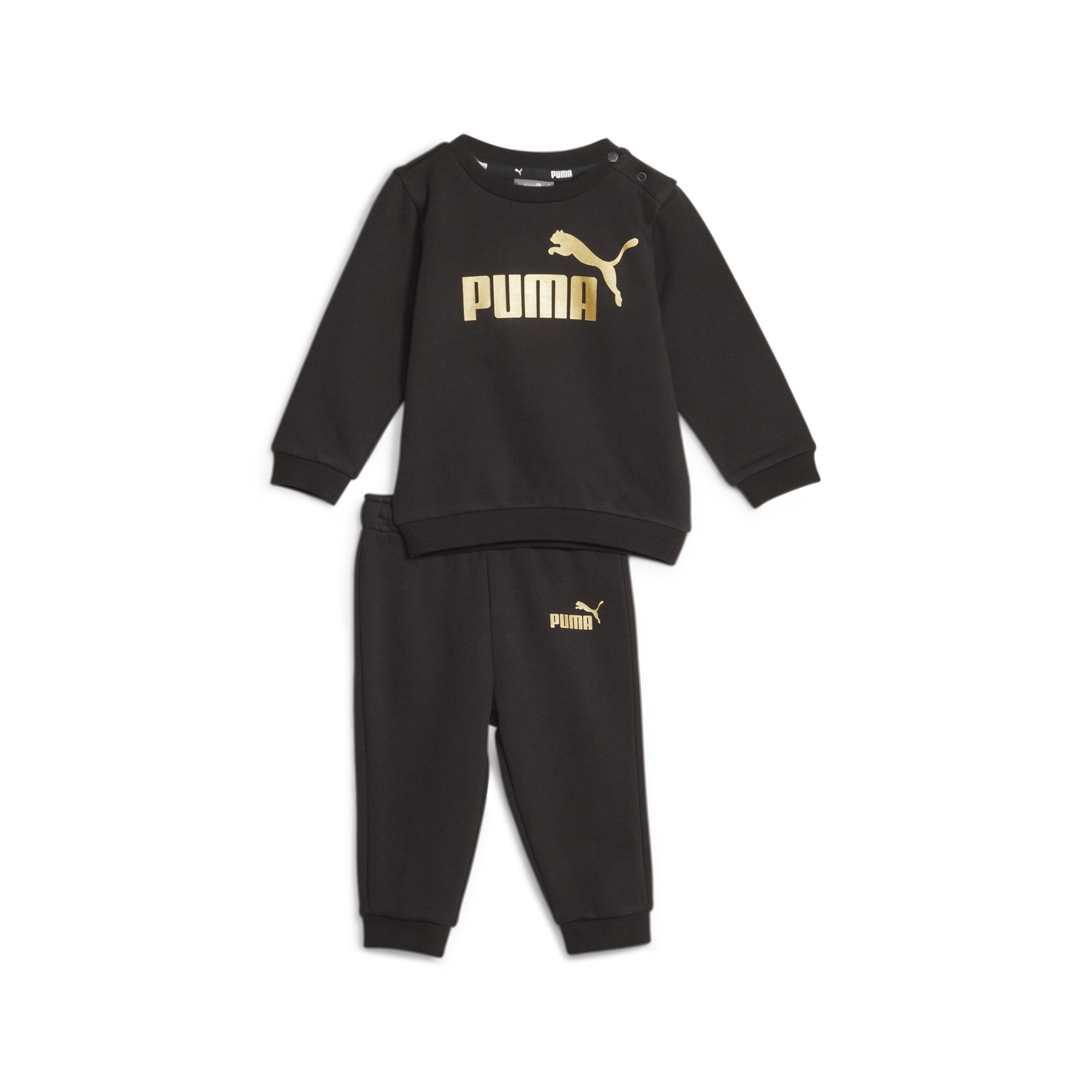 PUMA Trainingsanzug »MINICATS ESS+ CREW JOGGER FL«, (2 tlg.)