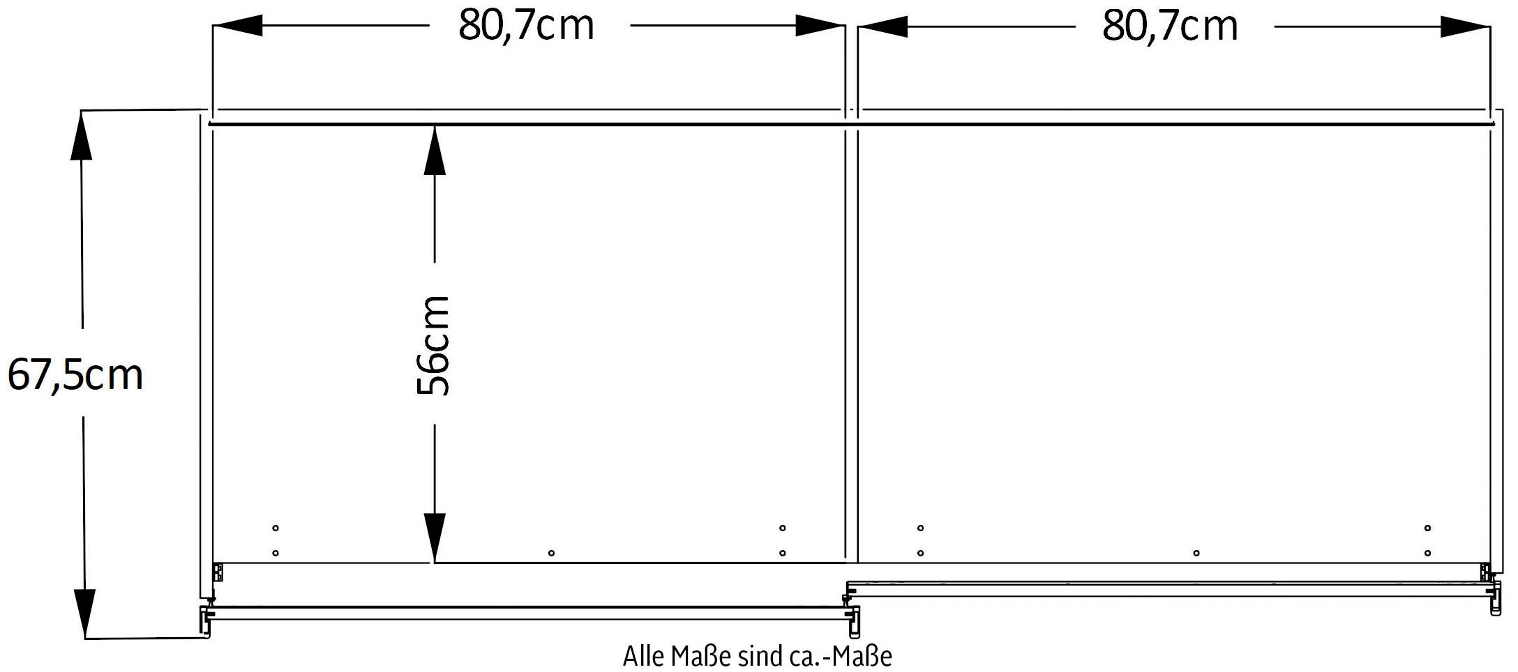 STAUD Schwebetürenschrank »Sinfonie Plus, edles Design in hochwertiger Qualität, Made in Germany«, Mit vier verschiedenen Ausstattungsvarianten