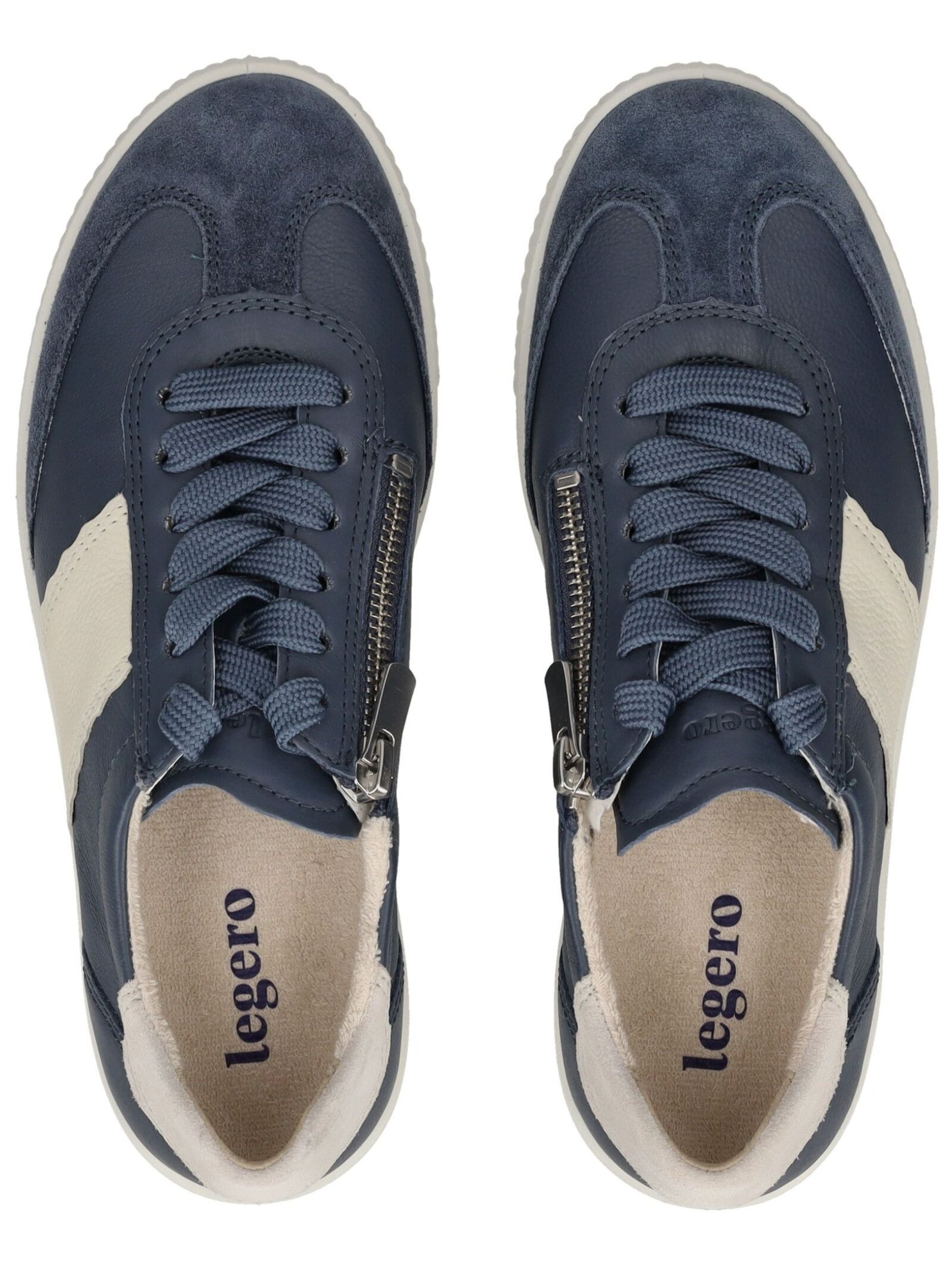 Legero Sneaker Cuir Bleu 38 6