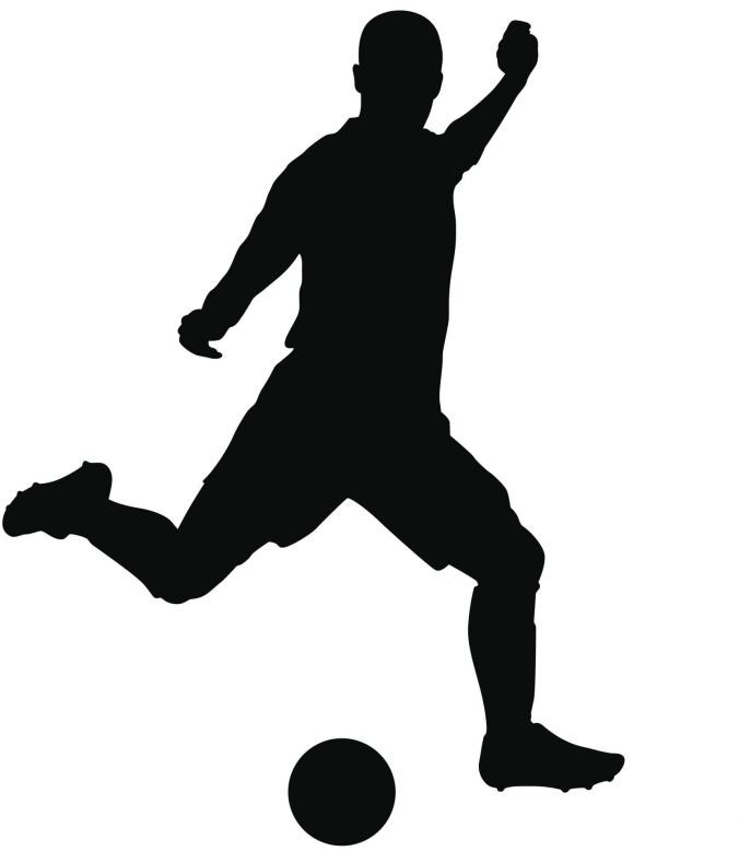 Wandtattoo »Fußball Wandaufkleber Fußballer«, (1 St.), selbstklebend, entfernbar