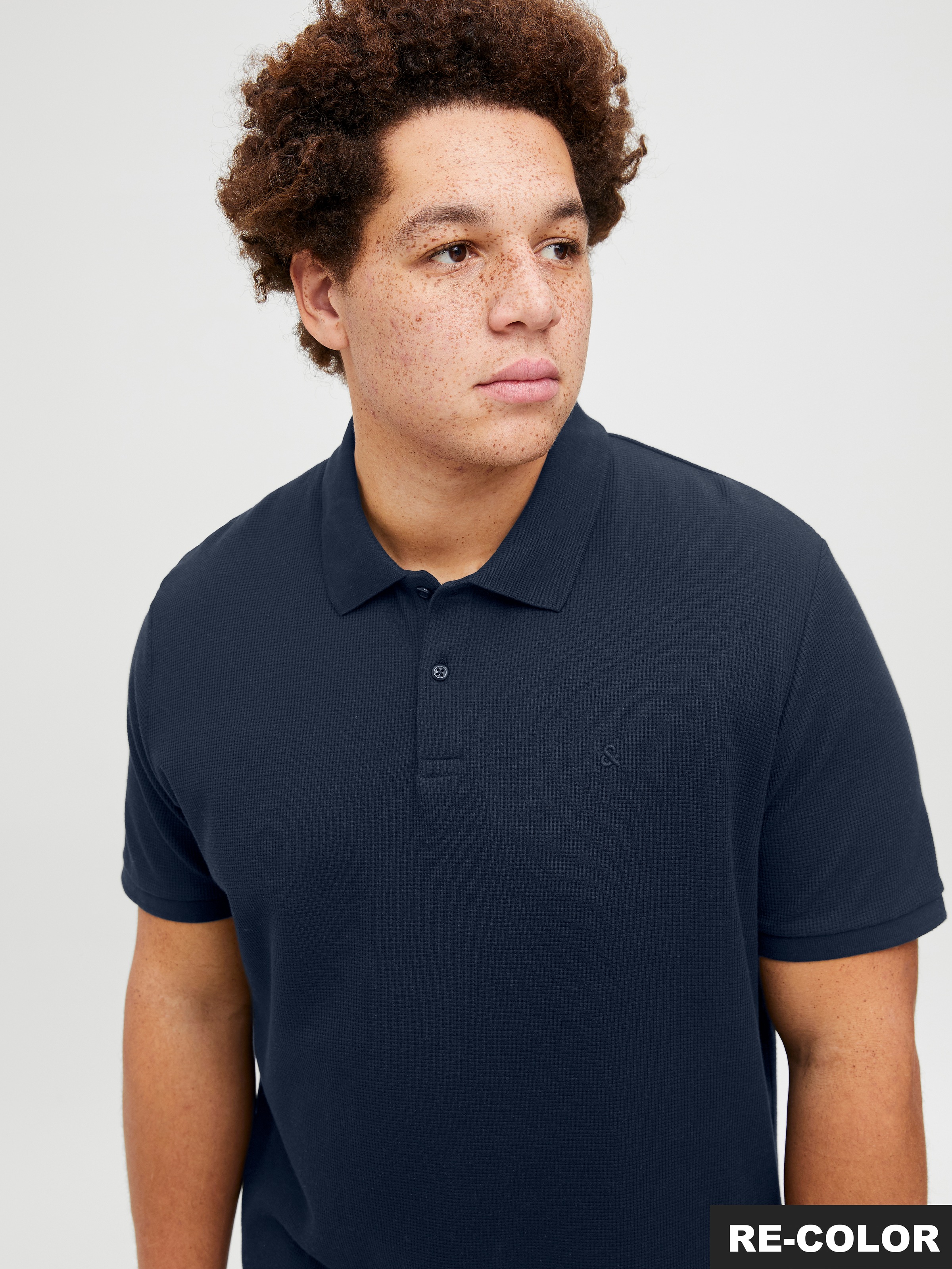 Jack & Jones PlusSize "JJEAUSTIN POLO SS NOOS PLS" mit Polokragen günstig online kaufen