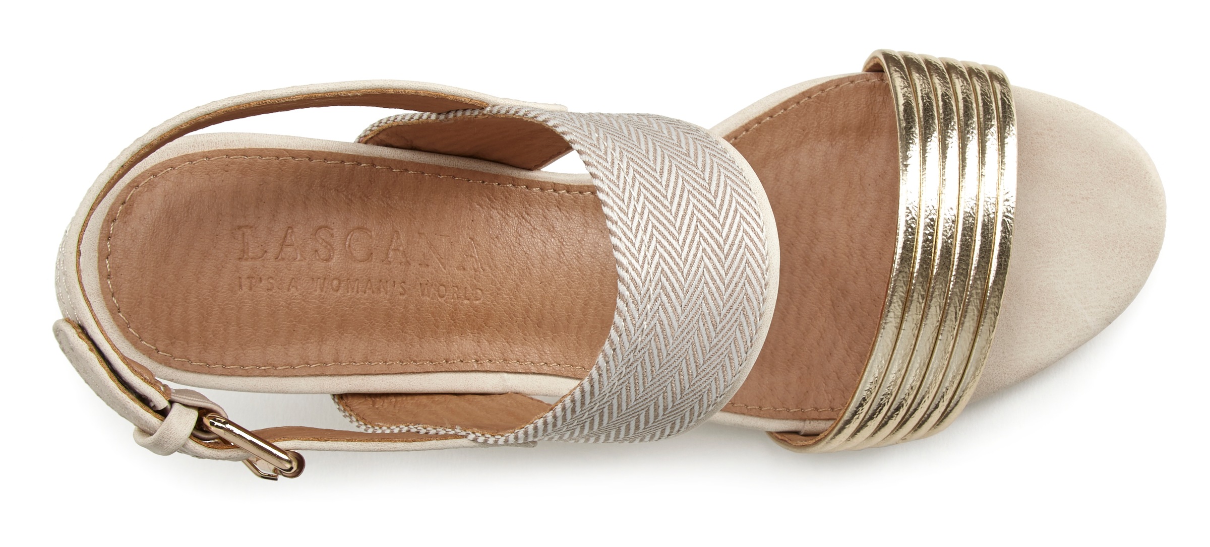 Thumbnail - LASCANA Riemchensandalette "Sommerschuh", Sandale, Sommerschuh mit Blockabsatz VEGAN