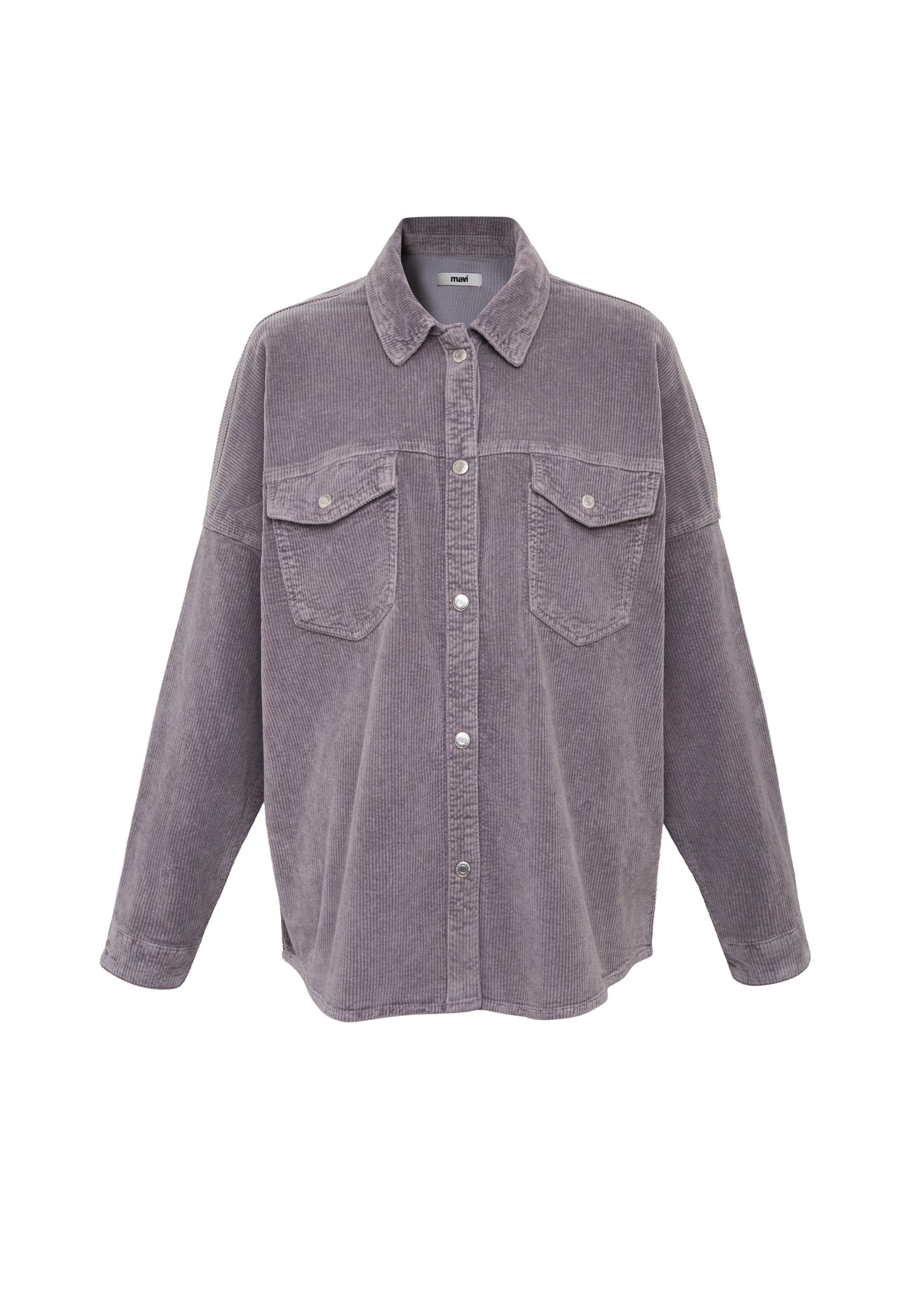 Mavi Langarmbluse »FIONA« Boyfriend Cord Overshirt