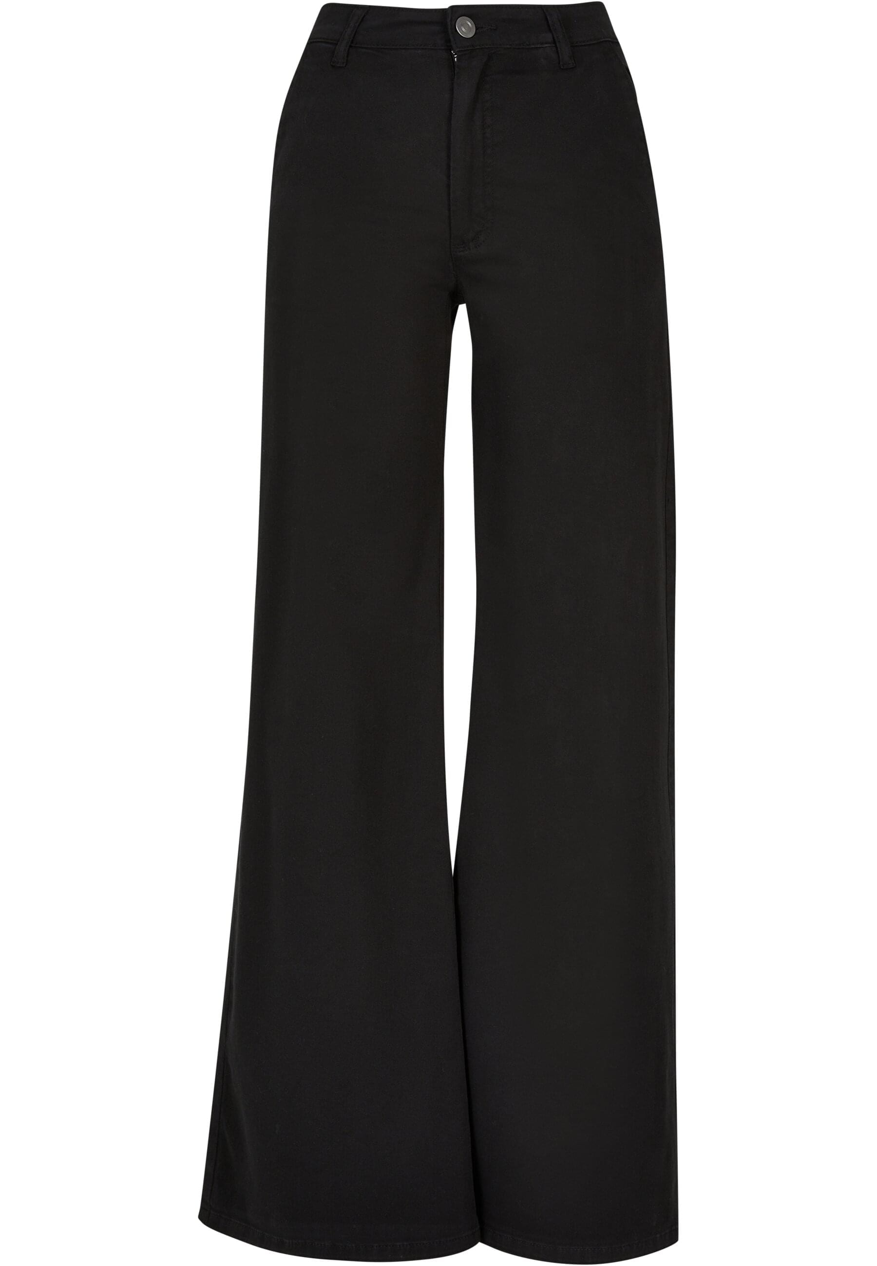 URBAN CLASSICS Chinos "Urban Classics Damen Ladies High Waist Wide Leg Chin günstig online kaufen