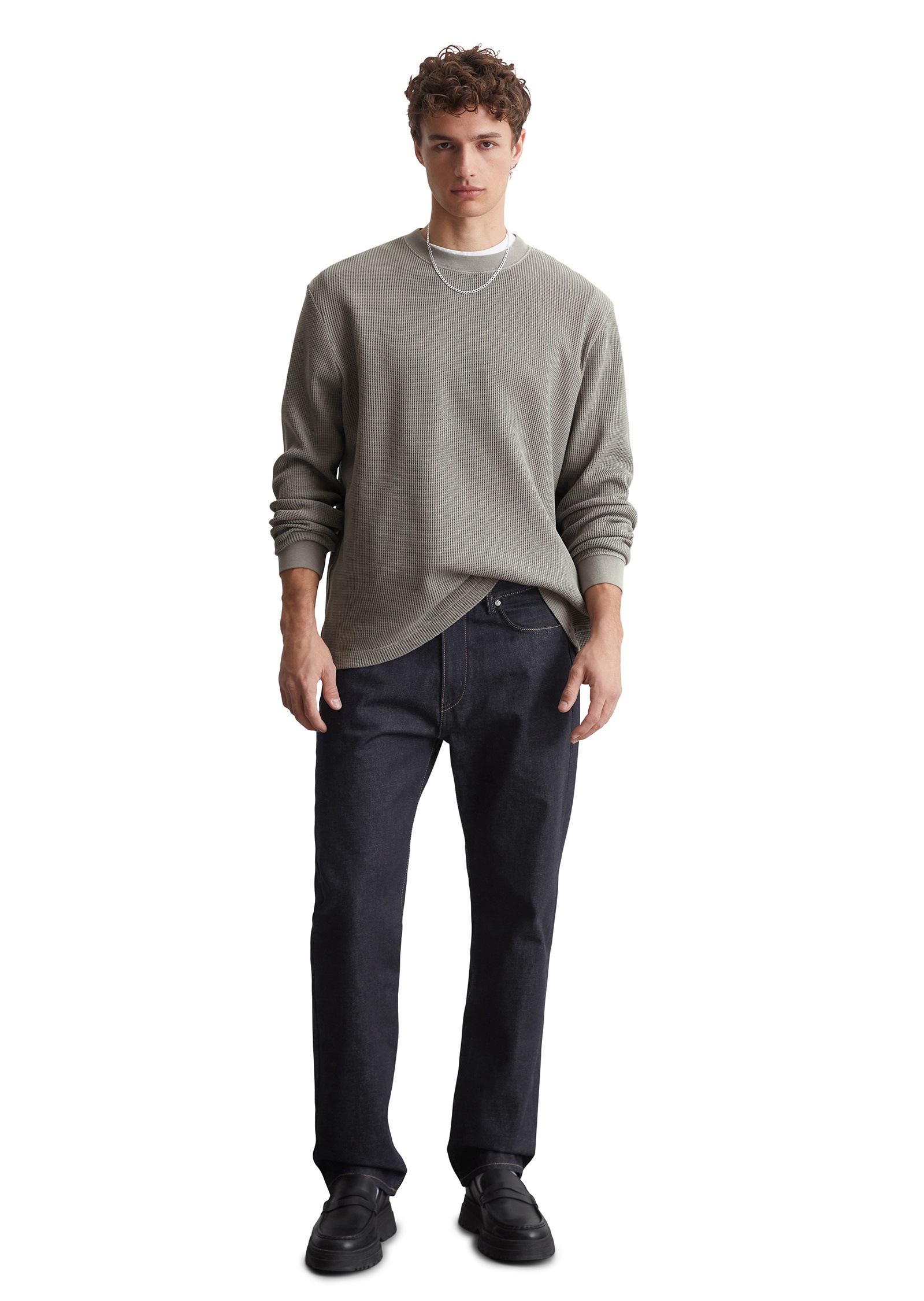 Marc O'Polo DENIM Langarmshirt »aus reiner Bio-Baumwolle«