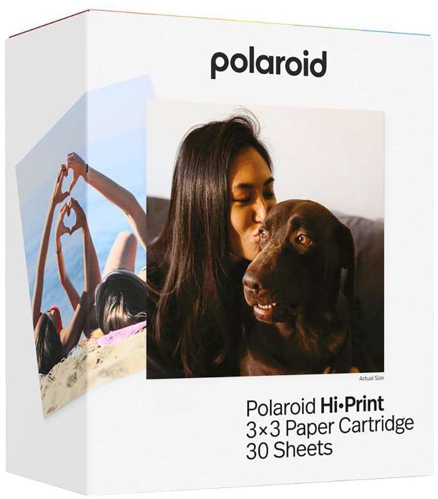 Polaroid Fotopapier »Hi Print 3x3 Papierkassette - 30 Blatt«