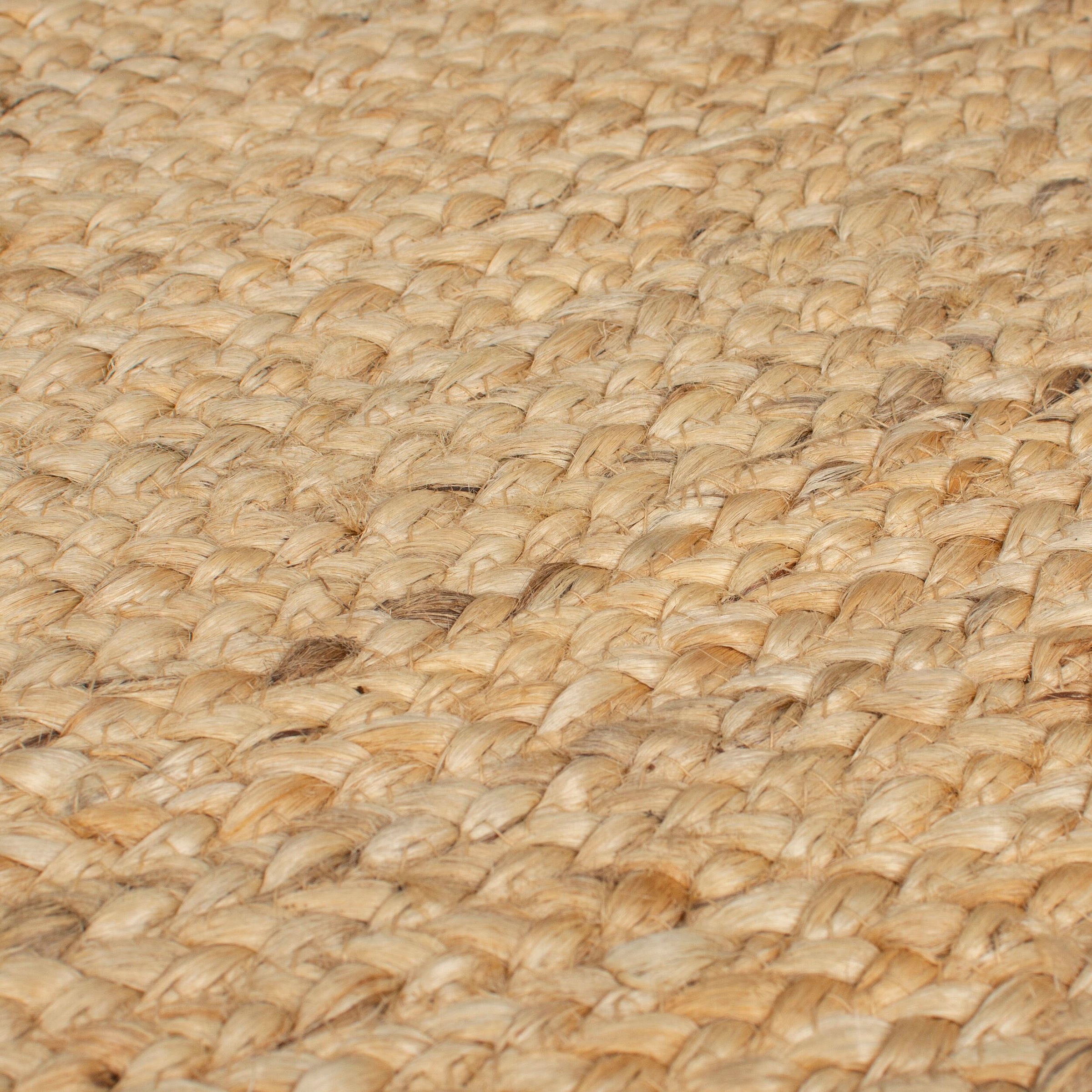 FLAIR RUGS Teppich »KAHANA«, rund, 2 mm Höhe, Handgemacht