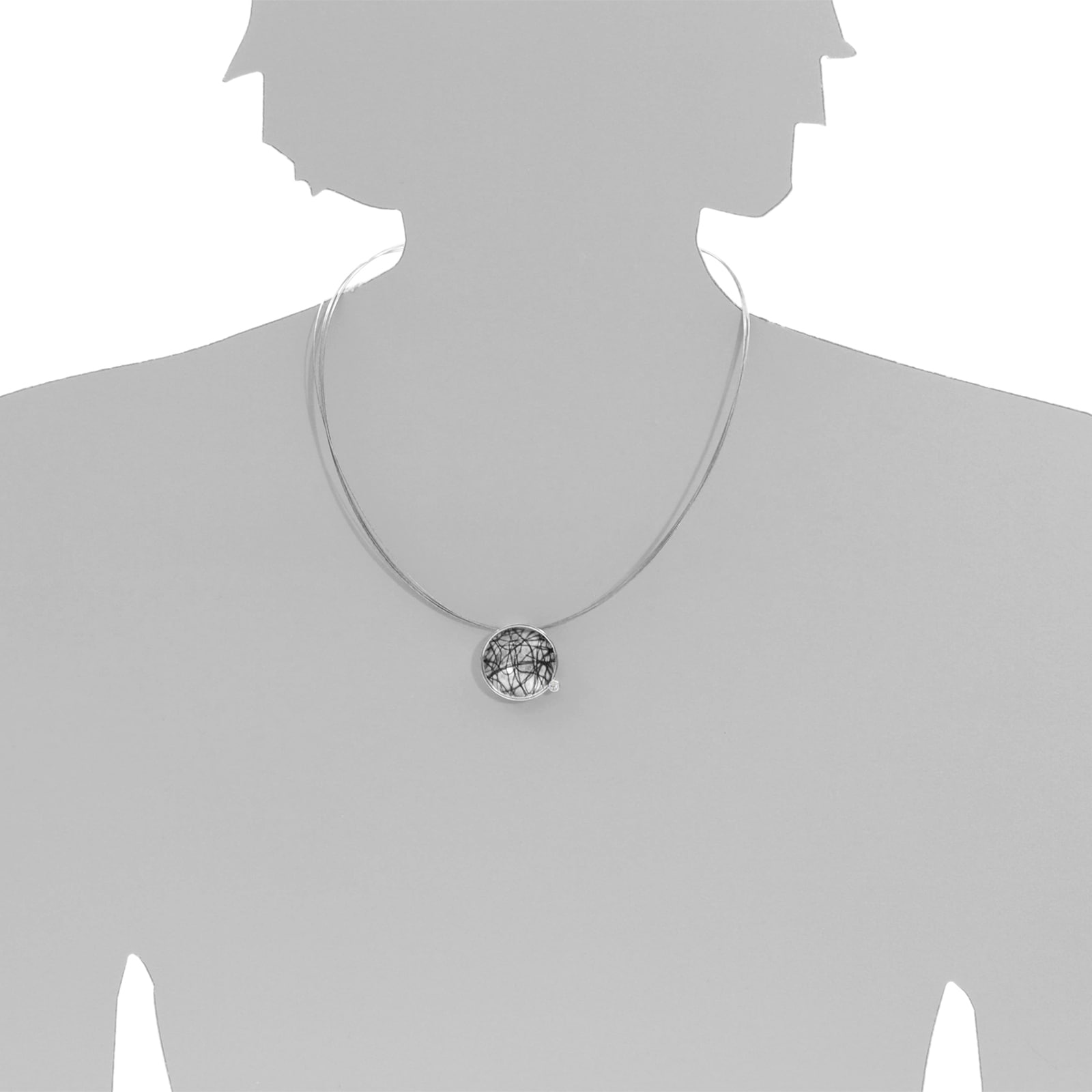 OSTSEE-SCHMUCK Kettenanhänger »Ostsee-Schmuck Anhänger Gleiter Runo 24 mm-Sarah Vicenza« 1 Stk. tlg.