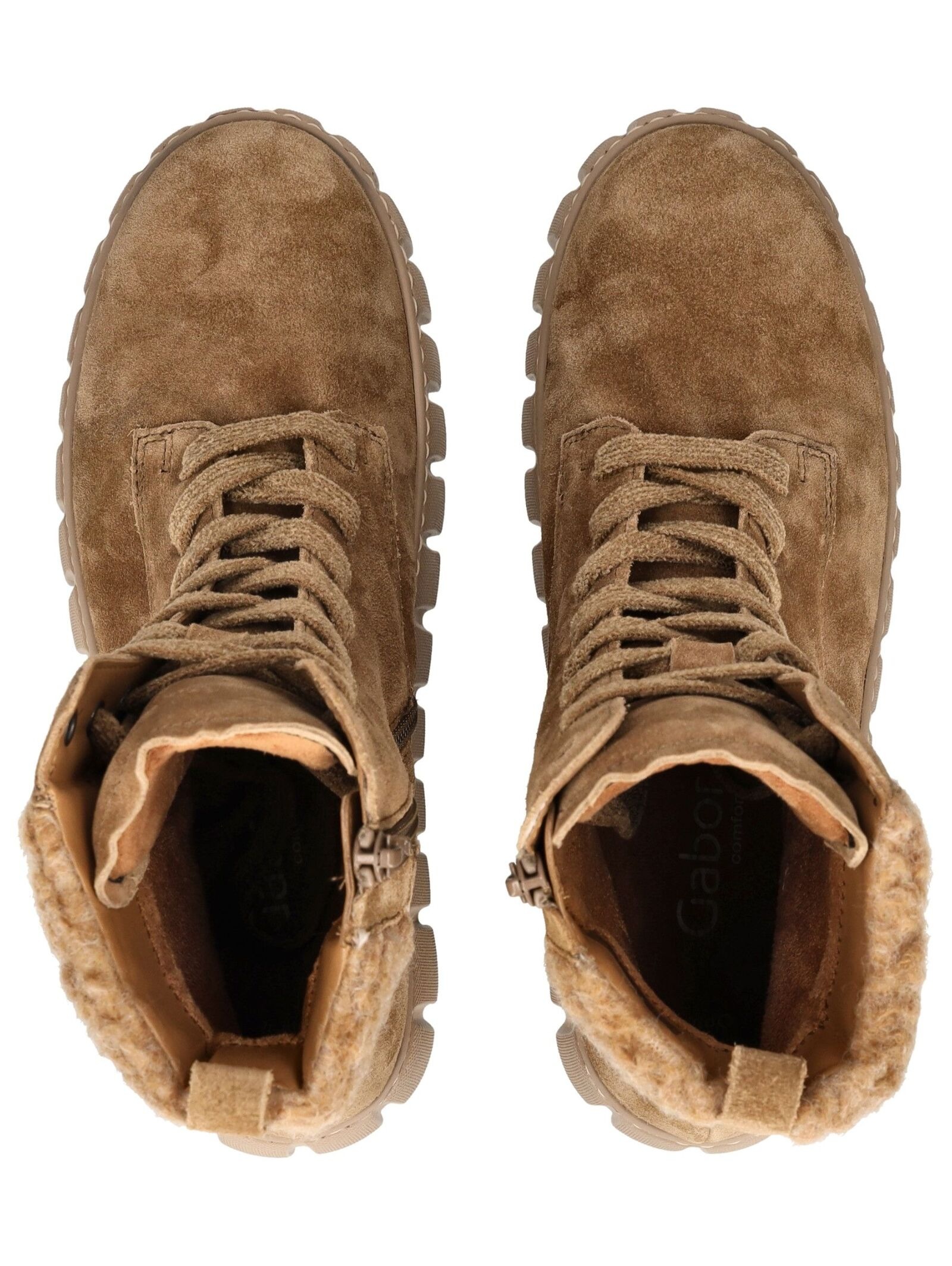 Gabor Comfort Schnürstiefelette »Gabor Comfort Stiefelette Veloursleder«