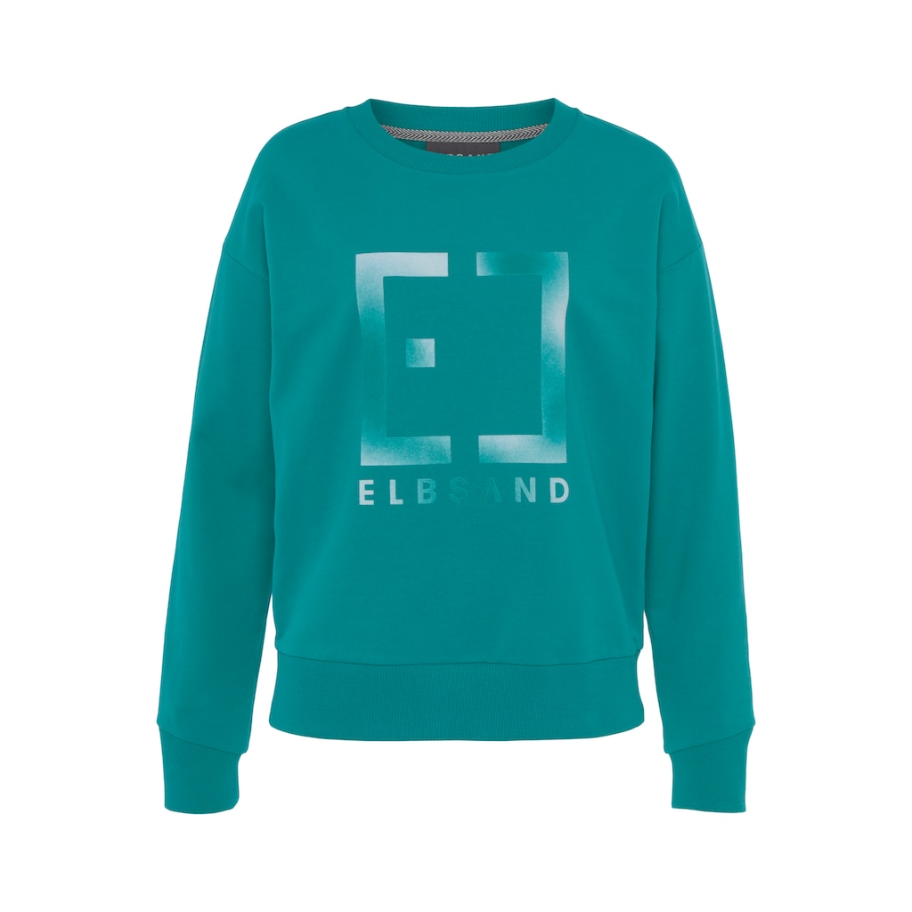 Elbsand Sweatshirt »Fionni«, mit großem Logoprint