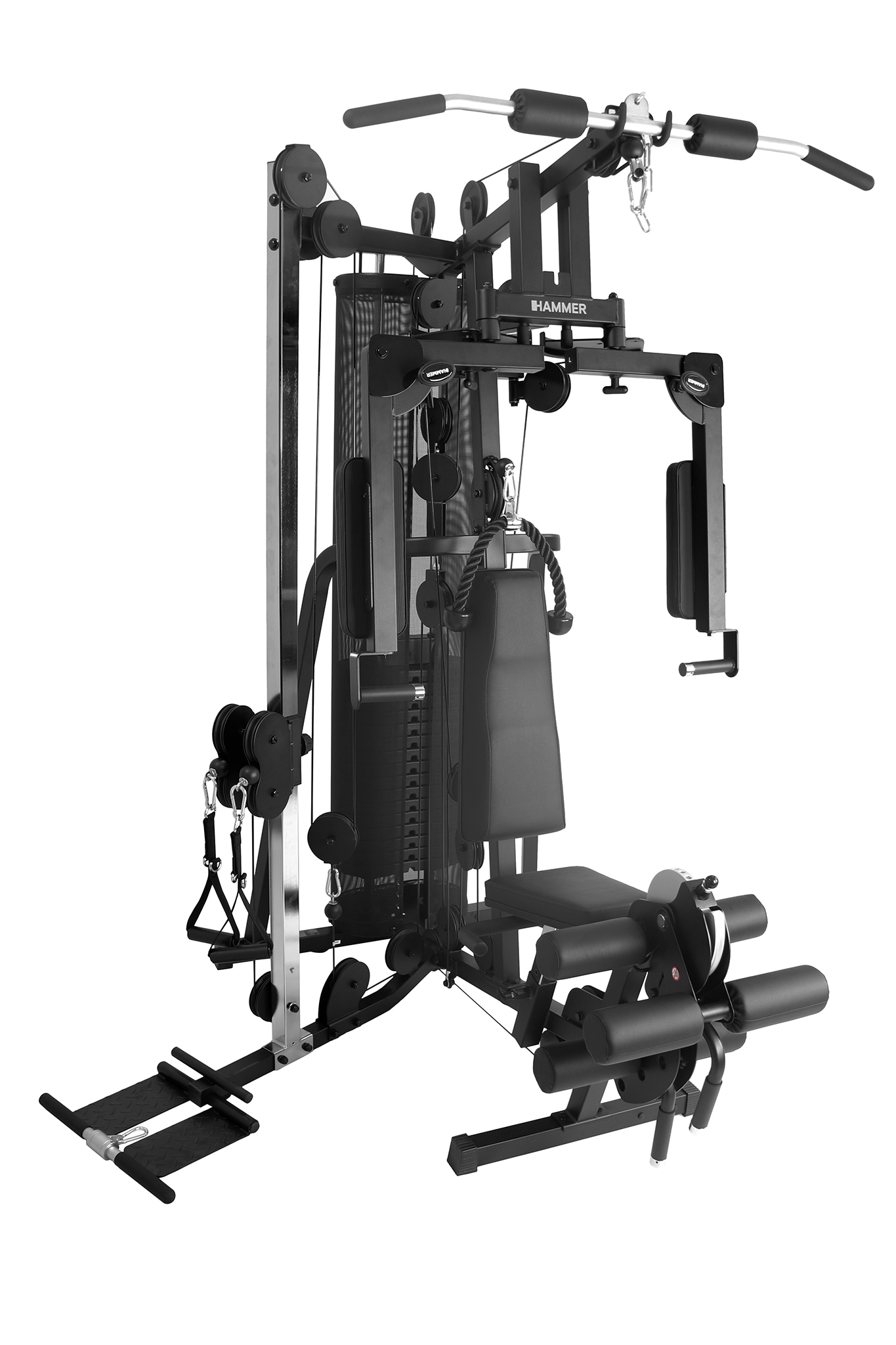 Finnlo by Hammer Kraftstation "Autark 2200" 16 Gewichtsblöcke Seilzug, Butterflystange, Latzug, Ruderfunktion und mehr, max. Benutzergewicht 120 kg, max. Trainingsgewicht 100 kg