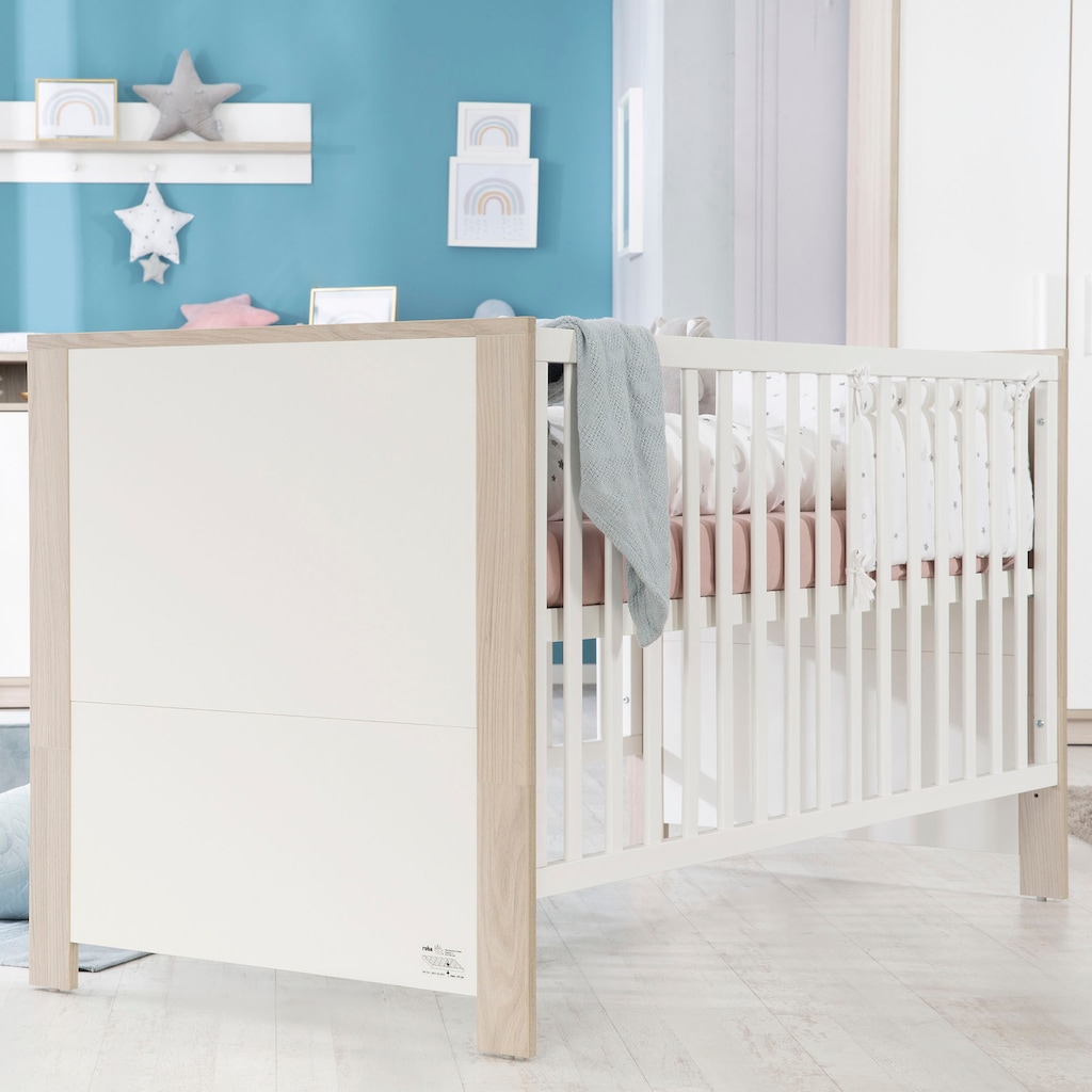 roba® Babyzimmer-Komplettset »Olaf«, (Set, 3 St., Kinderbett, Wickelkommode, Kleiderschrank)