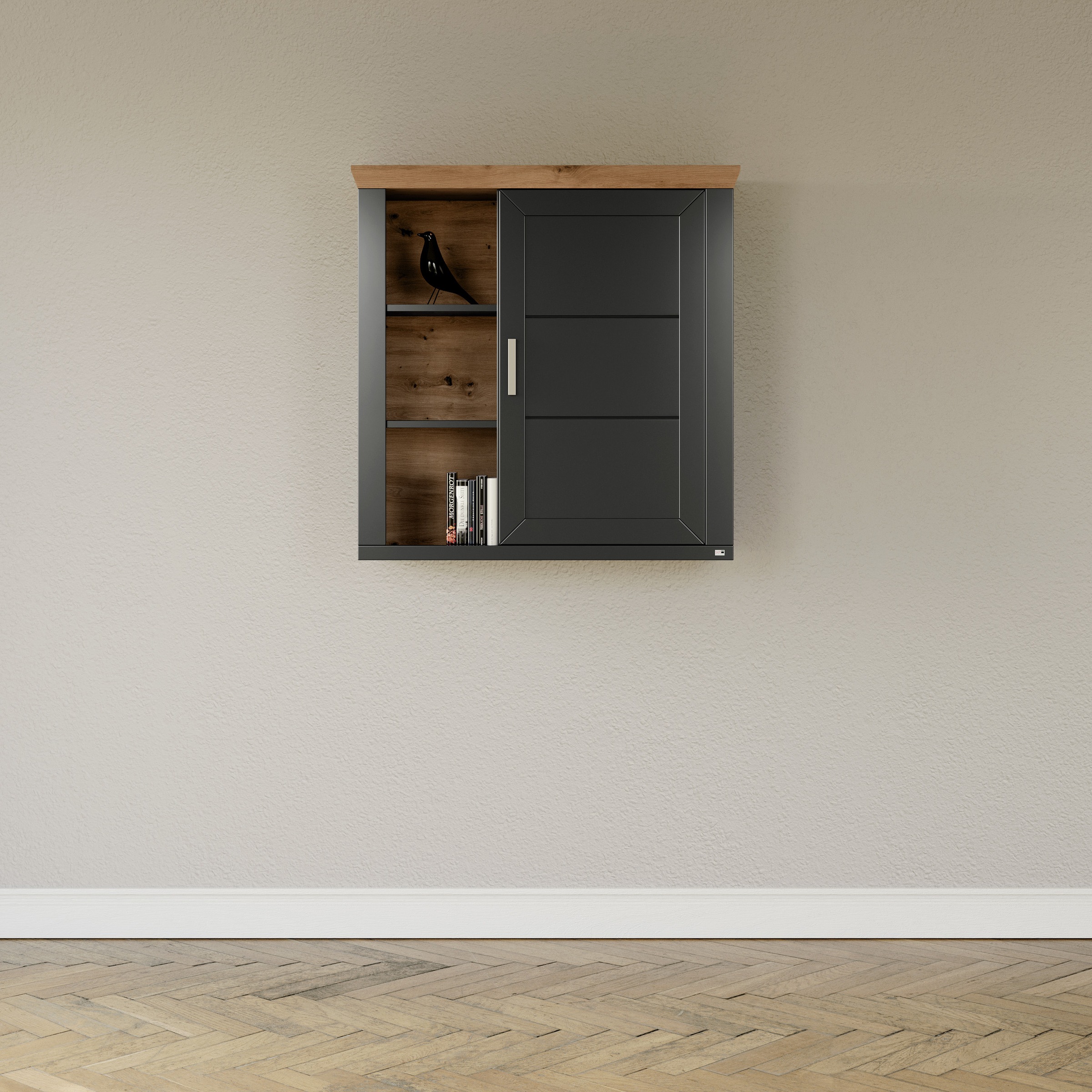 set one by Musterring Hängeschrank "York", Typ 23, mit Tür und offenen Fäch günstig online kaufen
