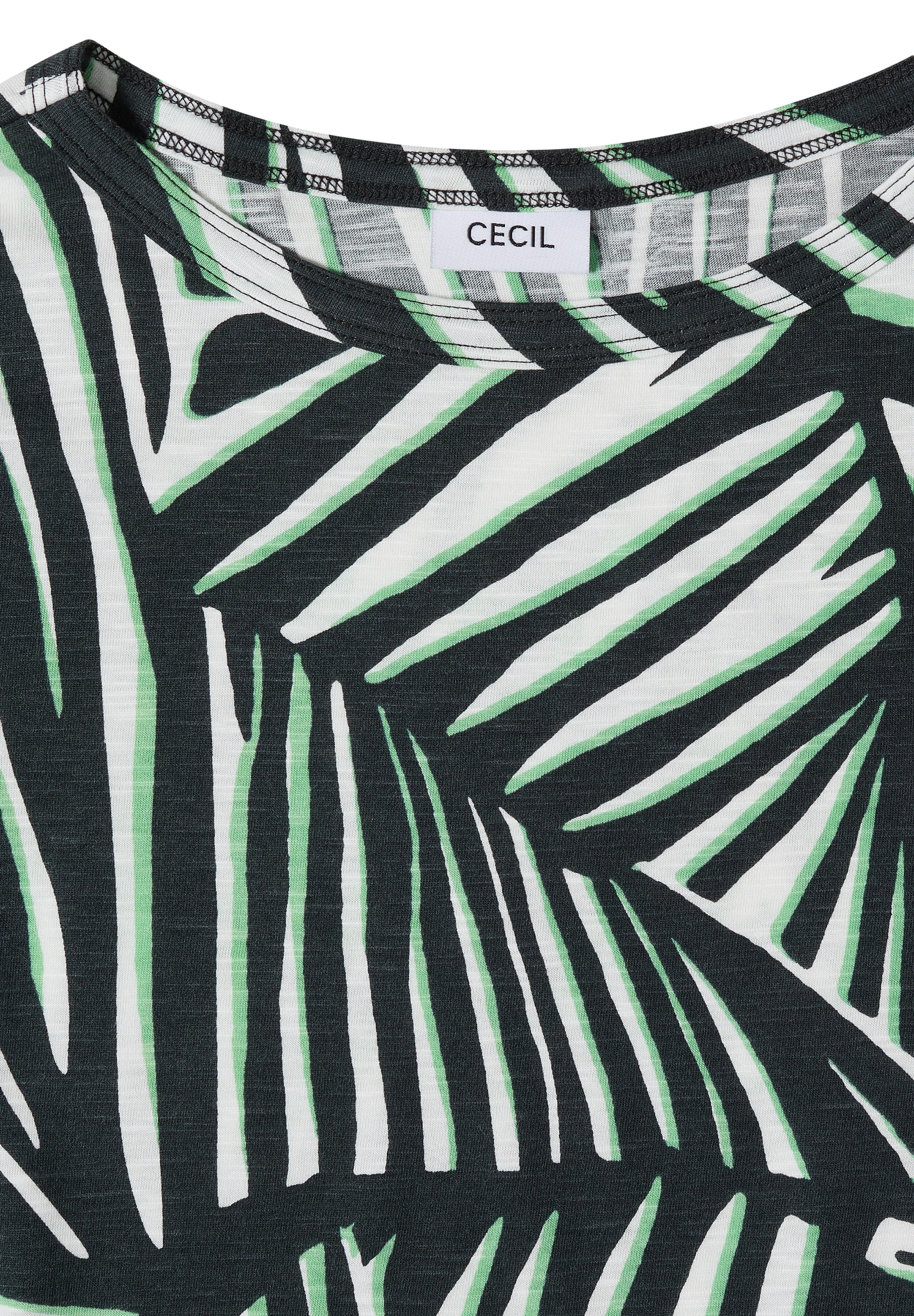 Cecil Print-Shirt mit Rundhalsausschnitt