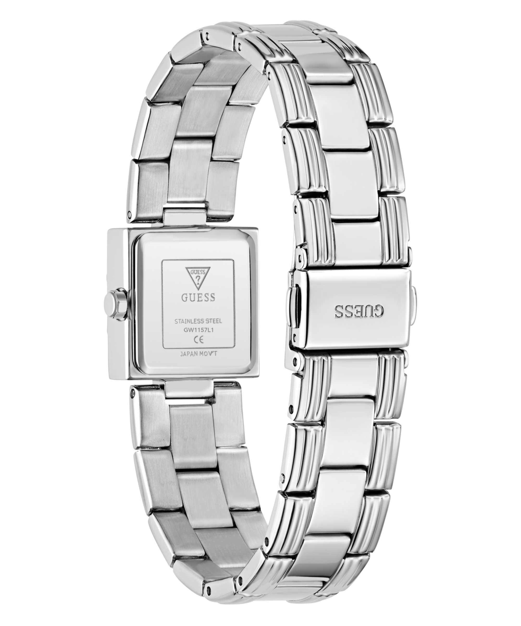 Guess Quarzuhr »TAYLOR« Armbanduhr, Damenuhr, Edelstahlarmband, analog