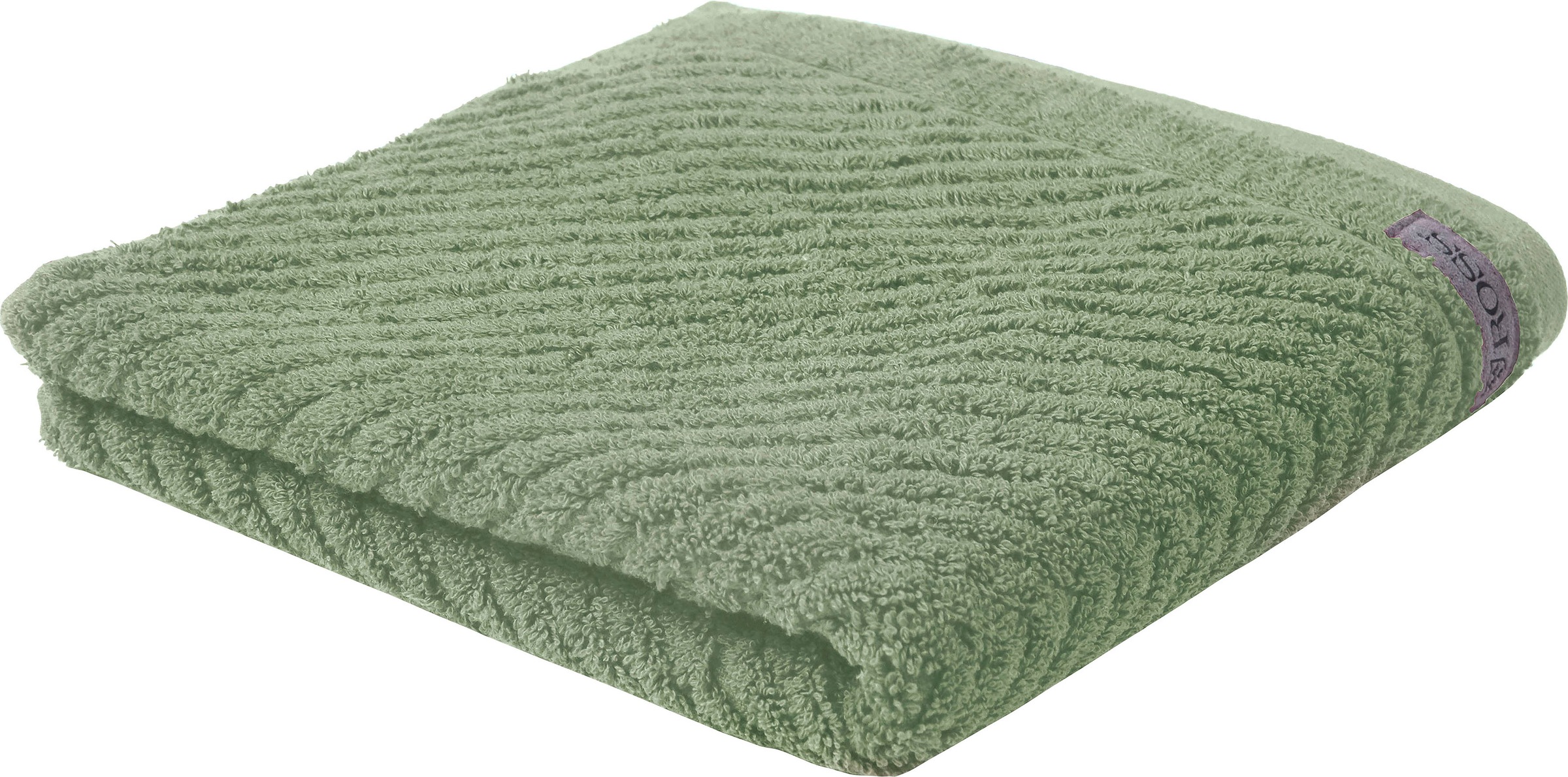 Thumbnail - ROSS Handtuch "Smart" Uni-Rippe mit Velourslabel