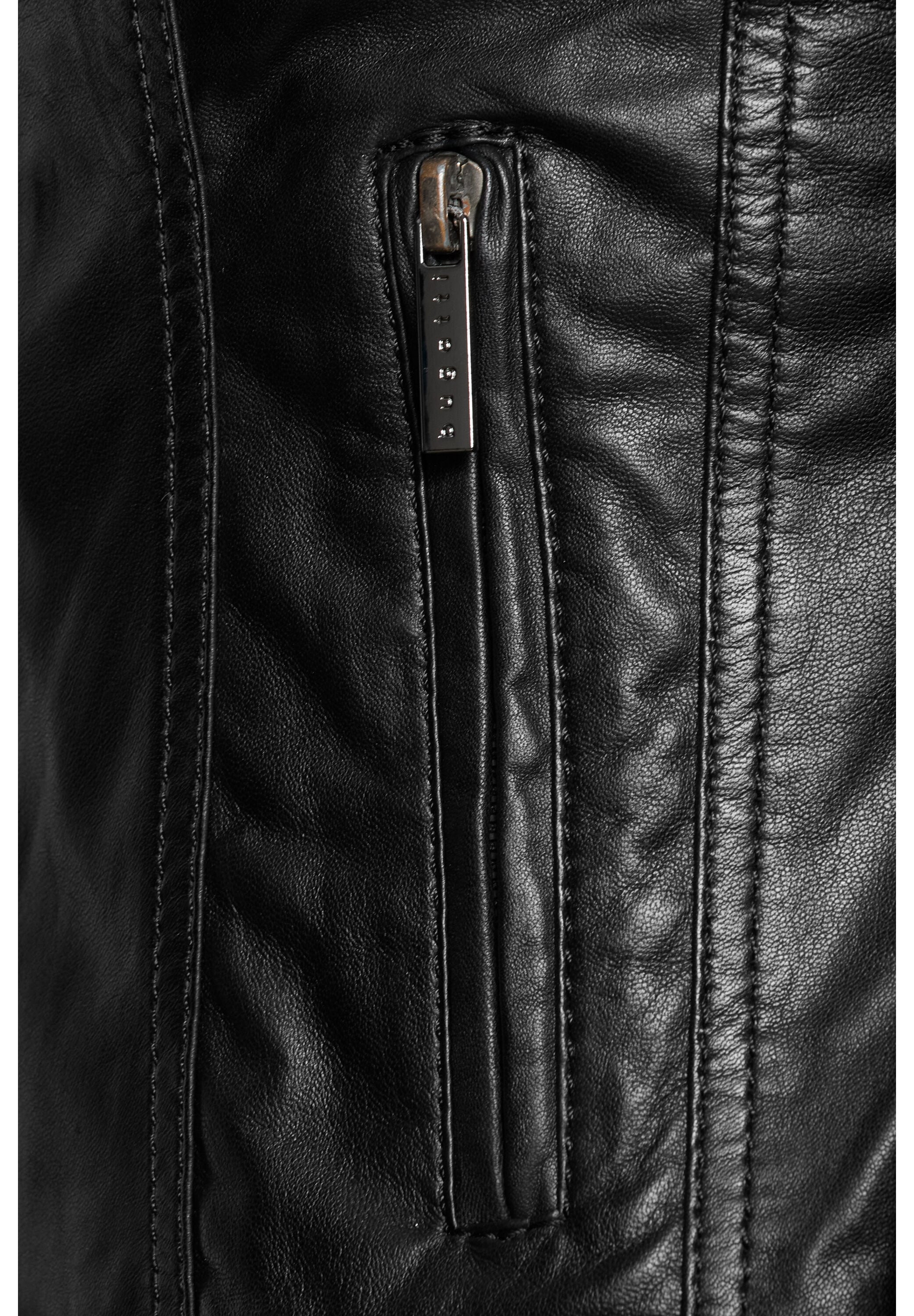 bugatti Lederjacke »bugatti Lederjacke« ohne Kapuze aus hochwertigem Leder