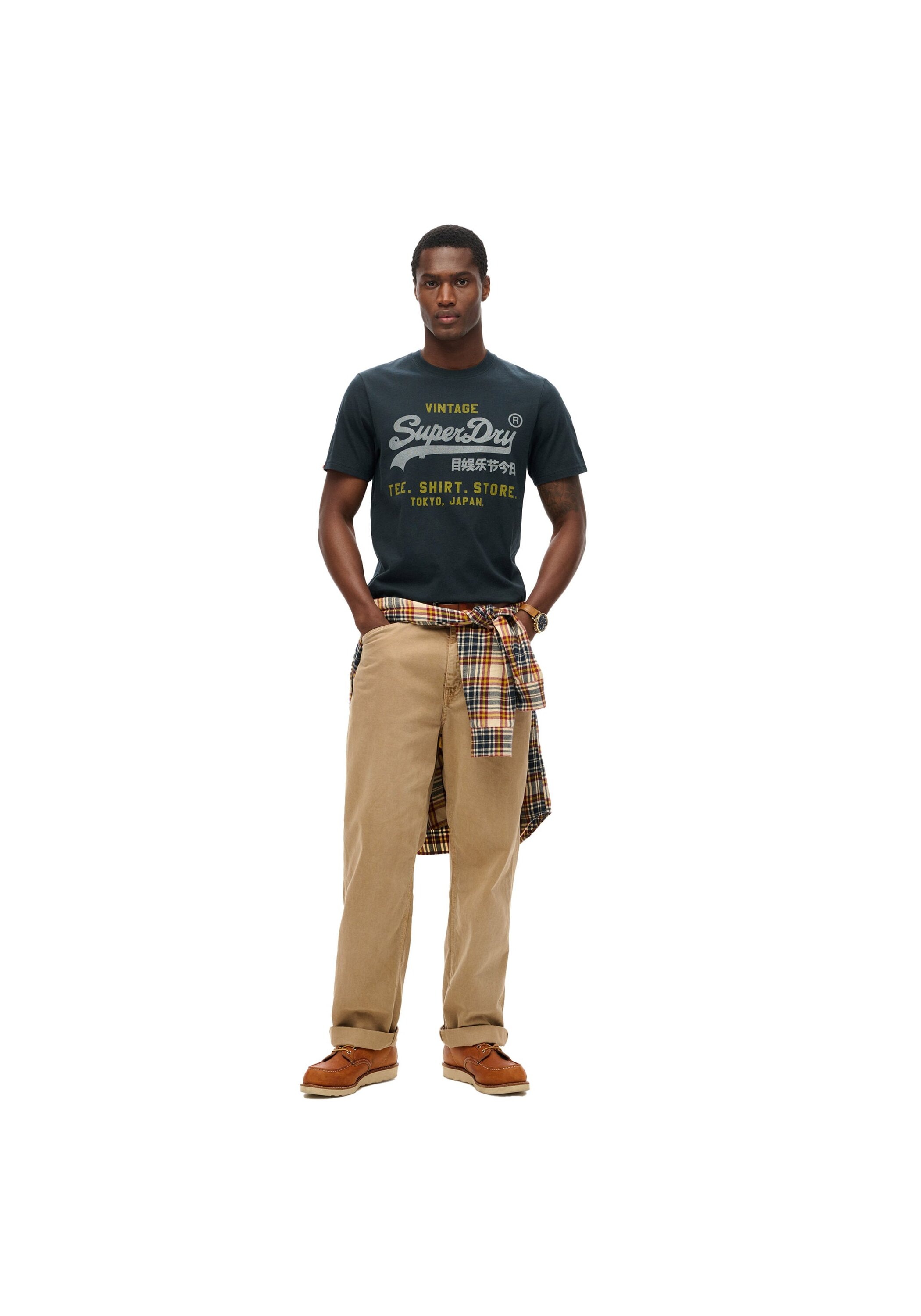 Superdry T-Shirt »T-Shirt VI Heritage Relaxed Tee 1er Pack«