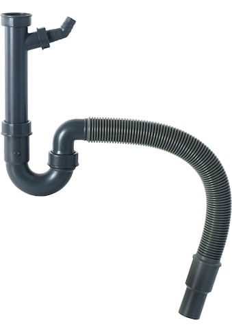 Siphon »1 1/2 Zoll - Mit flexiblem Abgangsrohr & Geräteanschluss«