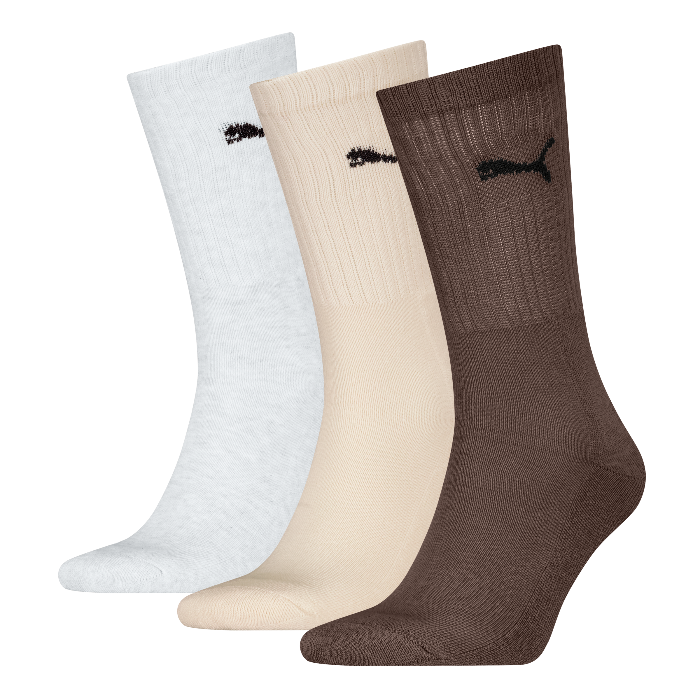 PUMA Socken "PUMA UNISEX CREW SOCK 3P", (3 Paar), mit farblichem Logo günstig online kaufen