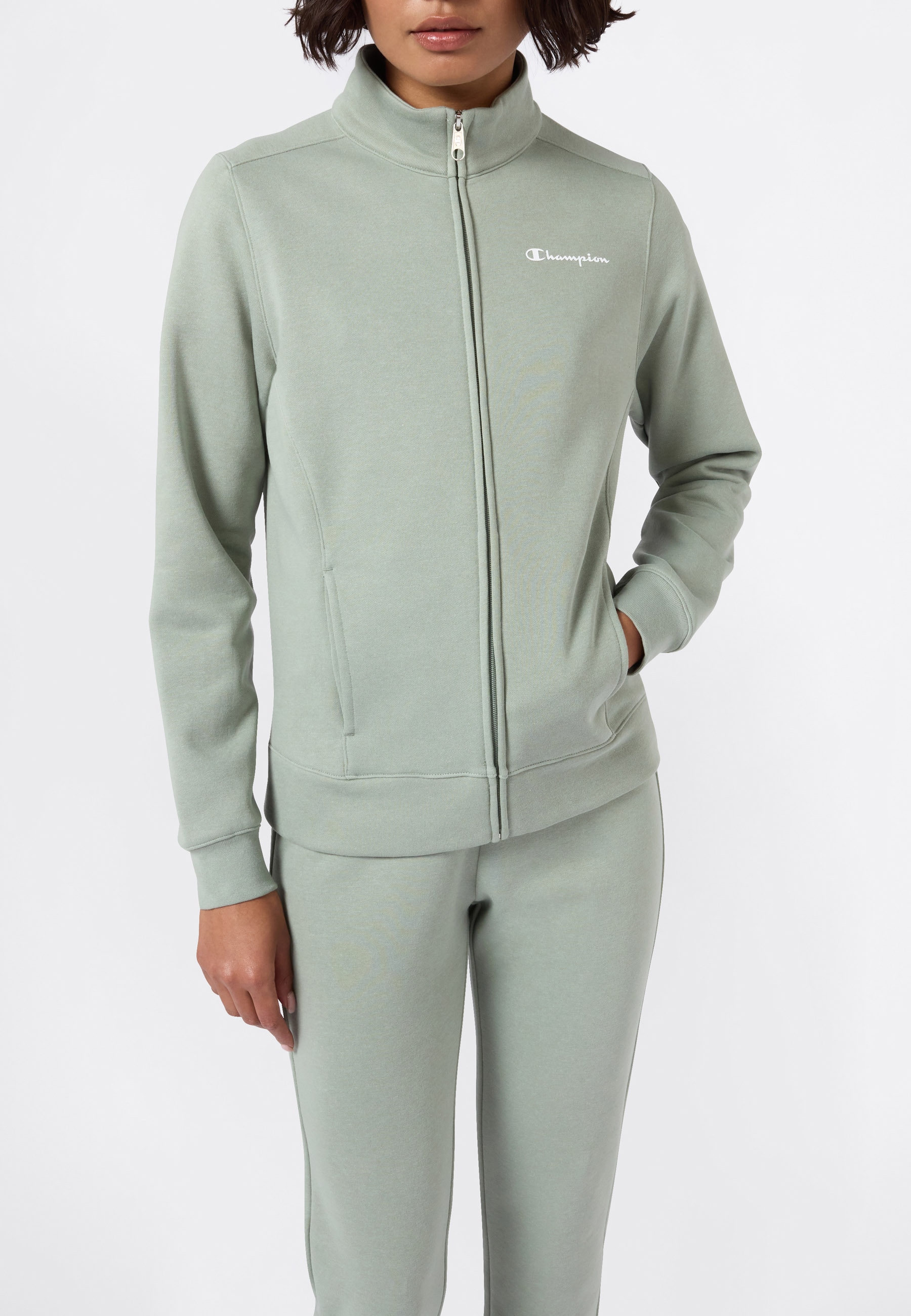 Champion Jogginganzug »Full Zip Sweatsuit« 2 Stk. zweiteilig, aus Baumwollmischung, mit durchgehendem Reißverschluss