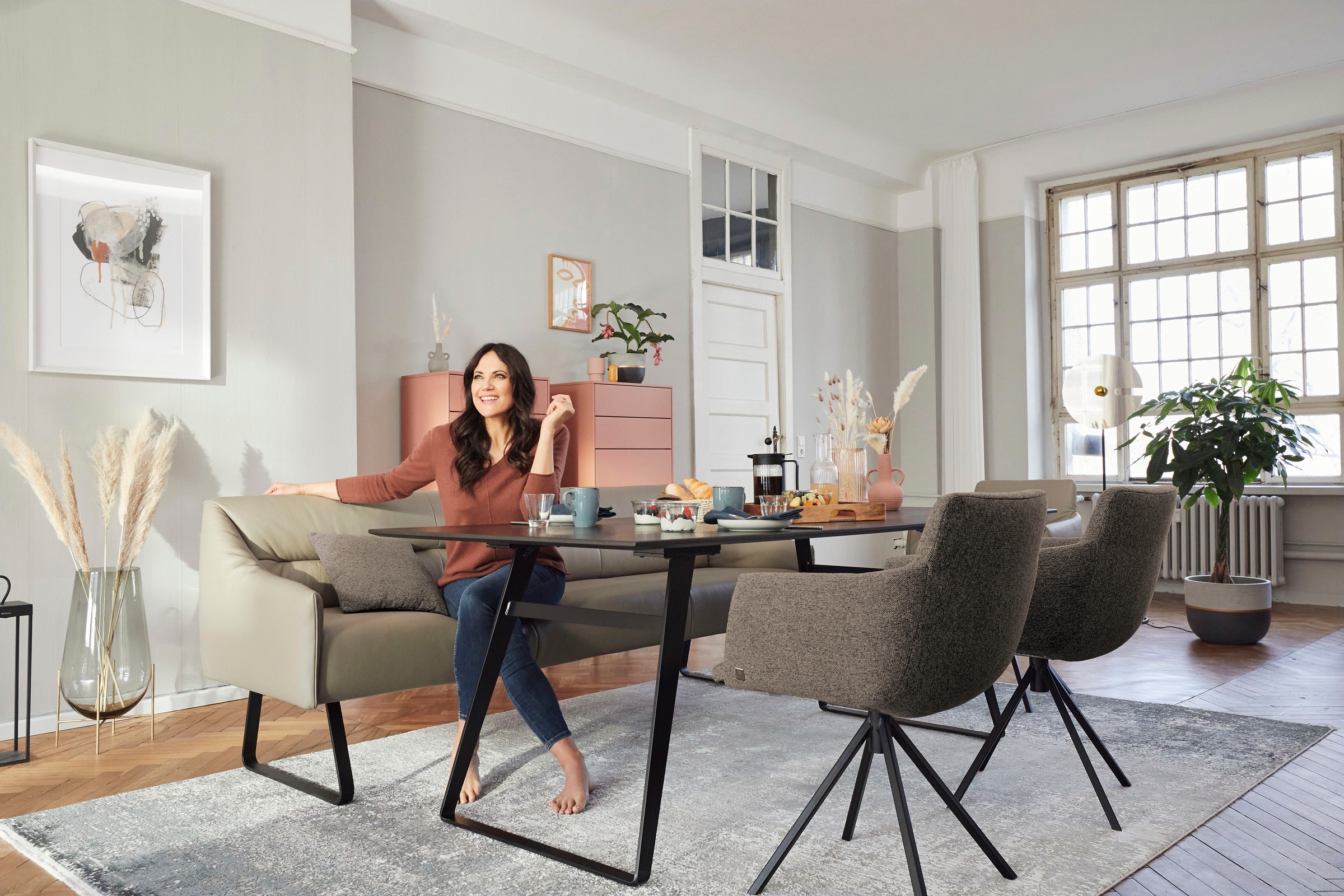 Musterring Polsterstuhl "JustB SP500" () 1 Stk.mit Armlehne, wahlweise mit günstig online kaufen