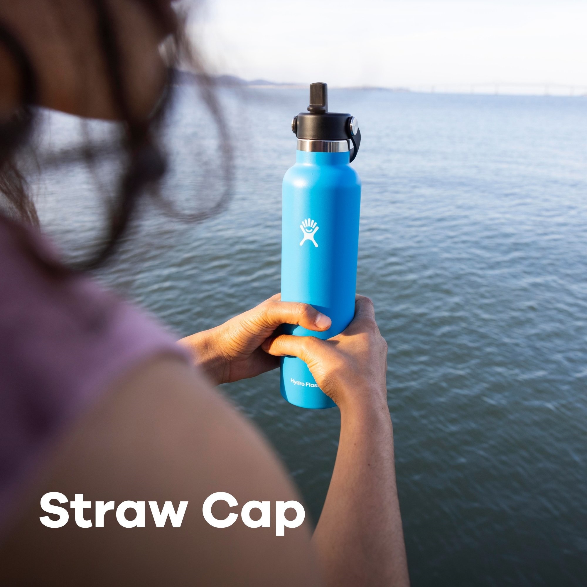 Thumbnail - Hydro Flask Isolierflasche "21 Oz Std. Flex Straw Cap", (1 tlg.), TempShield️ doppelwandige Vakuumisolierung