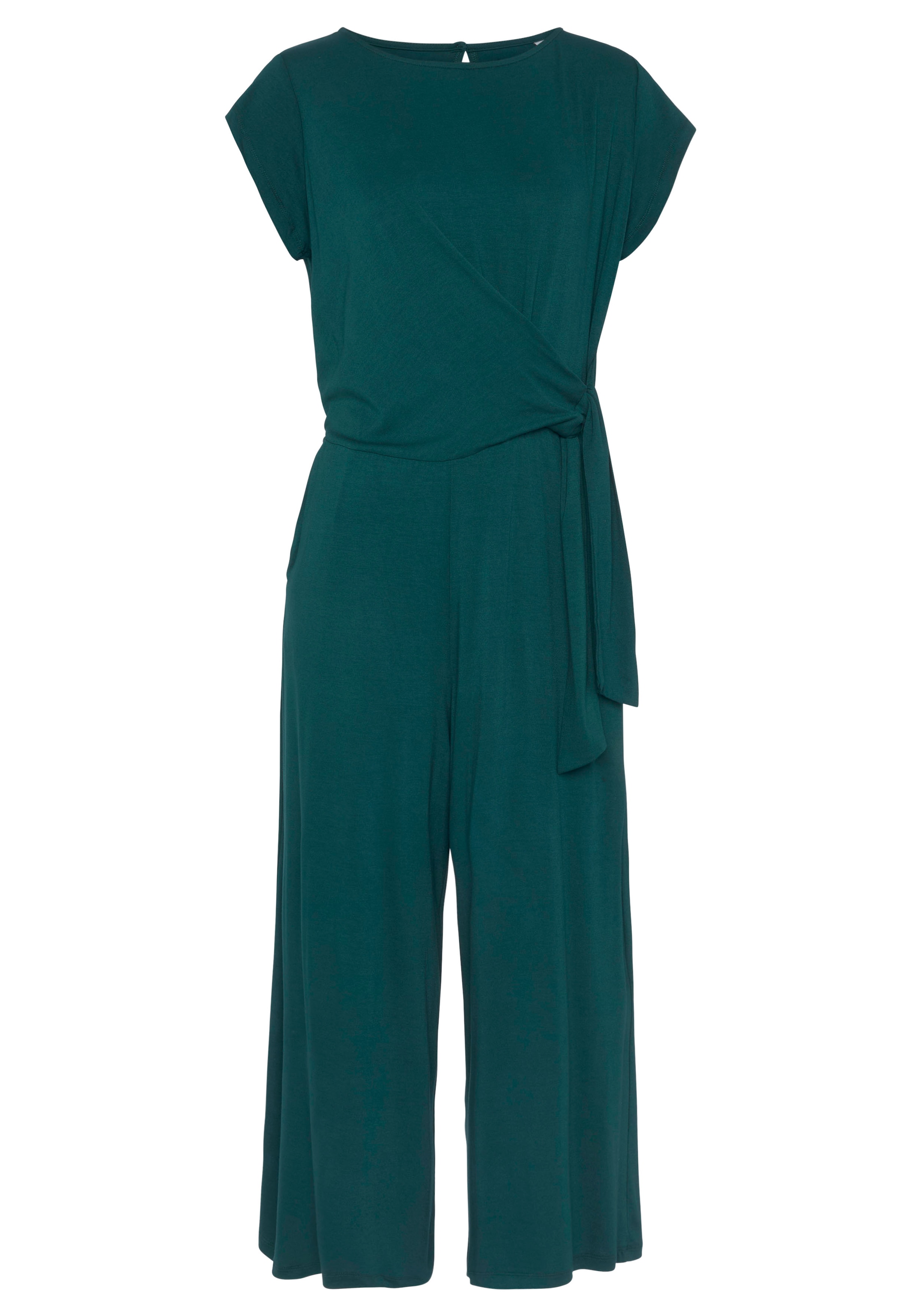 LASCANA Culotte-Overall, mit Knotendetail in der Taille, eleganter Jumpsuit, festlich