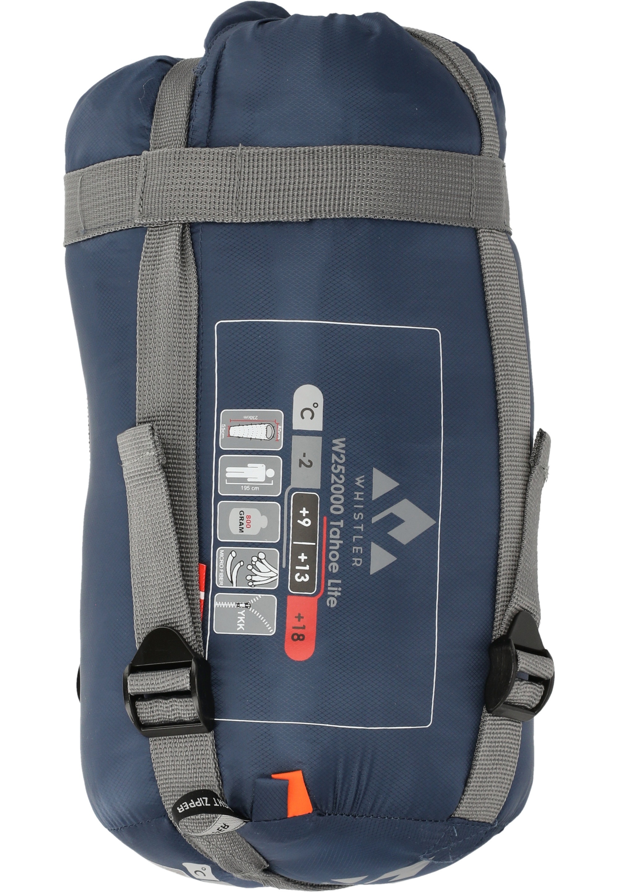 Trekkingschlafsack WHISTLER "Tahoe", dunkelblau, Schlafsäcke, Herren, 100% Polyamid, Schmucklos 2