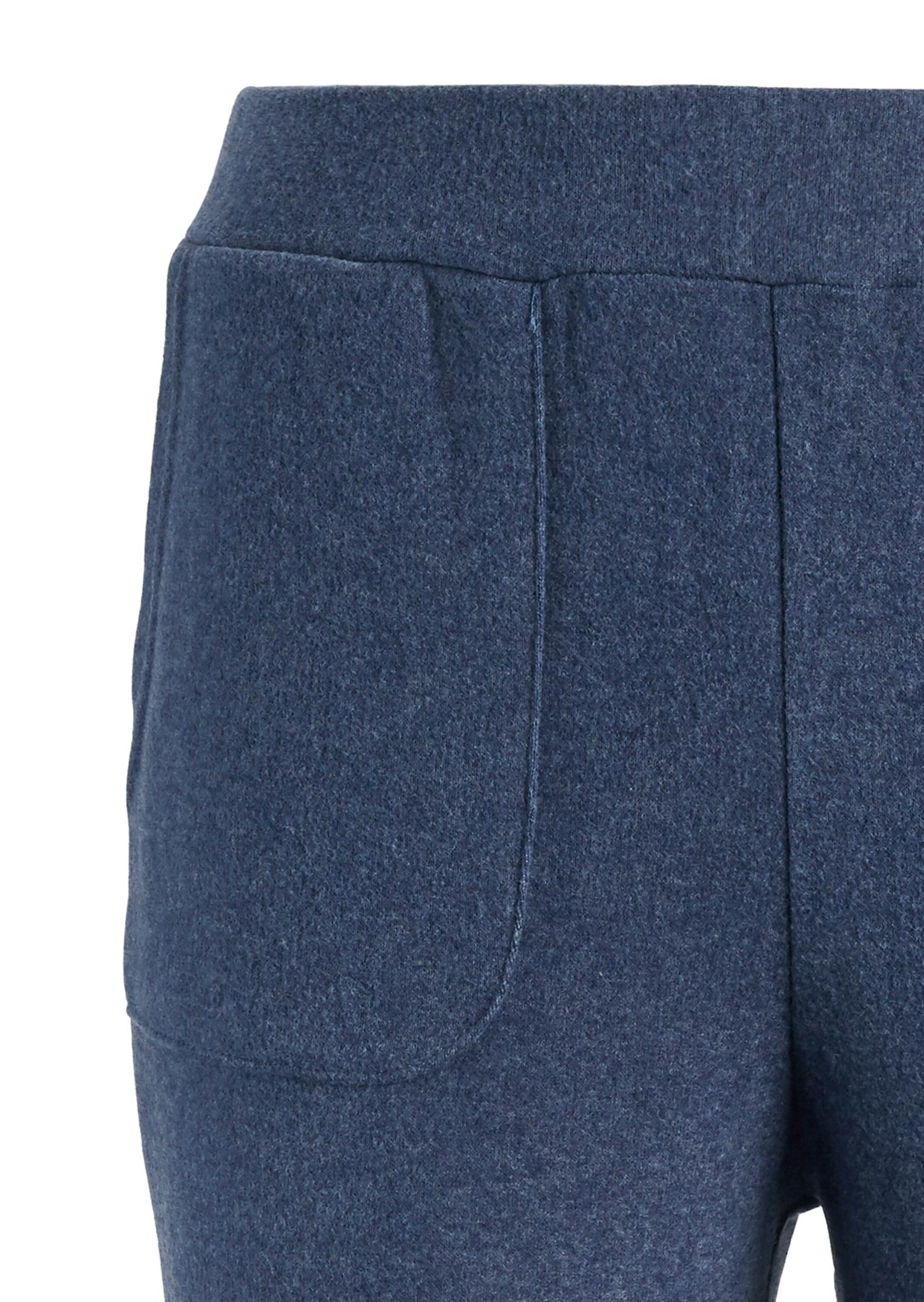 GOLDNER 2-in-1-Hose »Kurzgröße Bequeme Flausch-Freizeithose mit Bündchen«