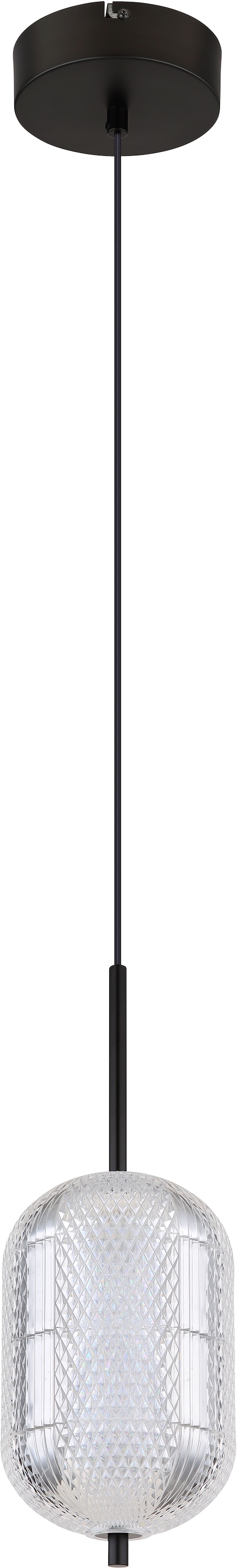 GLOBO LIGHTING LED Pendelleuchte »KURIUS«, Leuchtmittel LED-Modul | LED fest integriert, Hängelampe/Hängeleuchte/Wohnzimmer/Esstisch/elegant