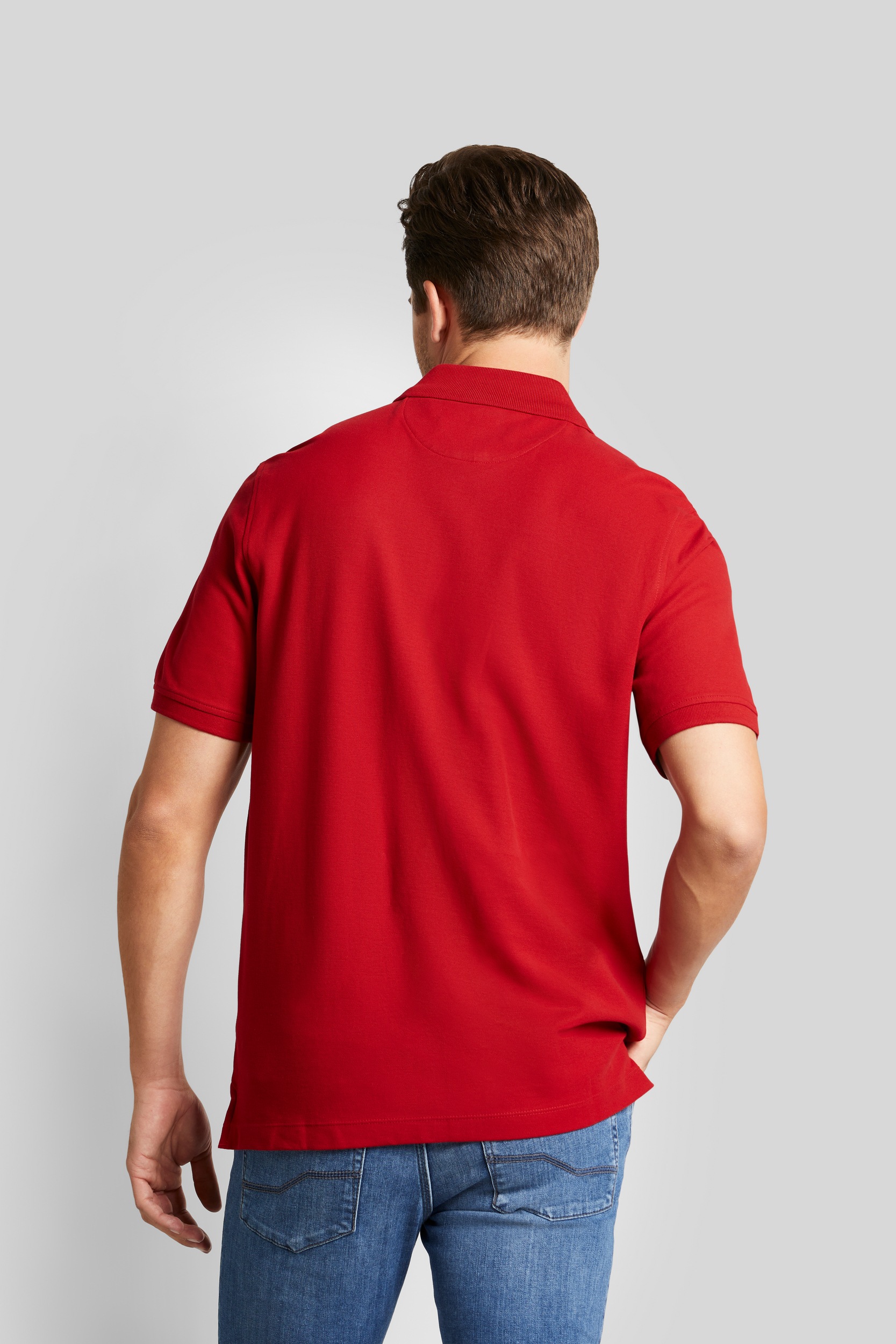 bugatti Poloshirt, mit körpernaher Passform