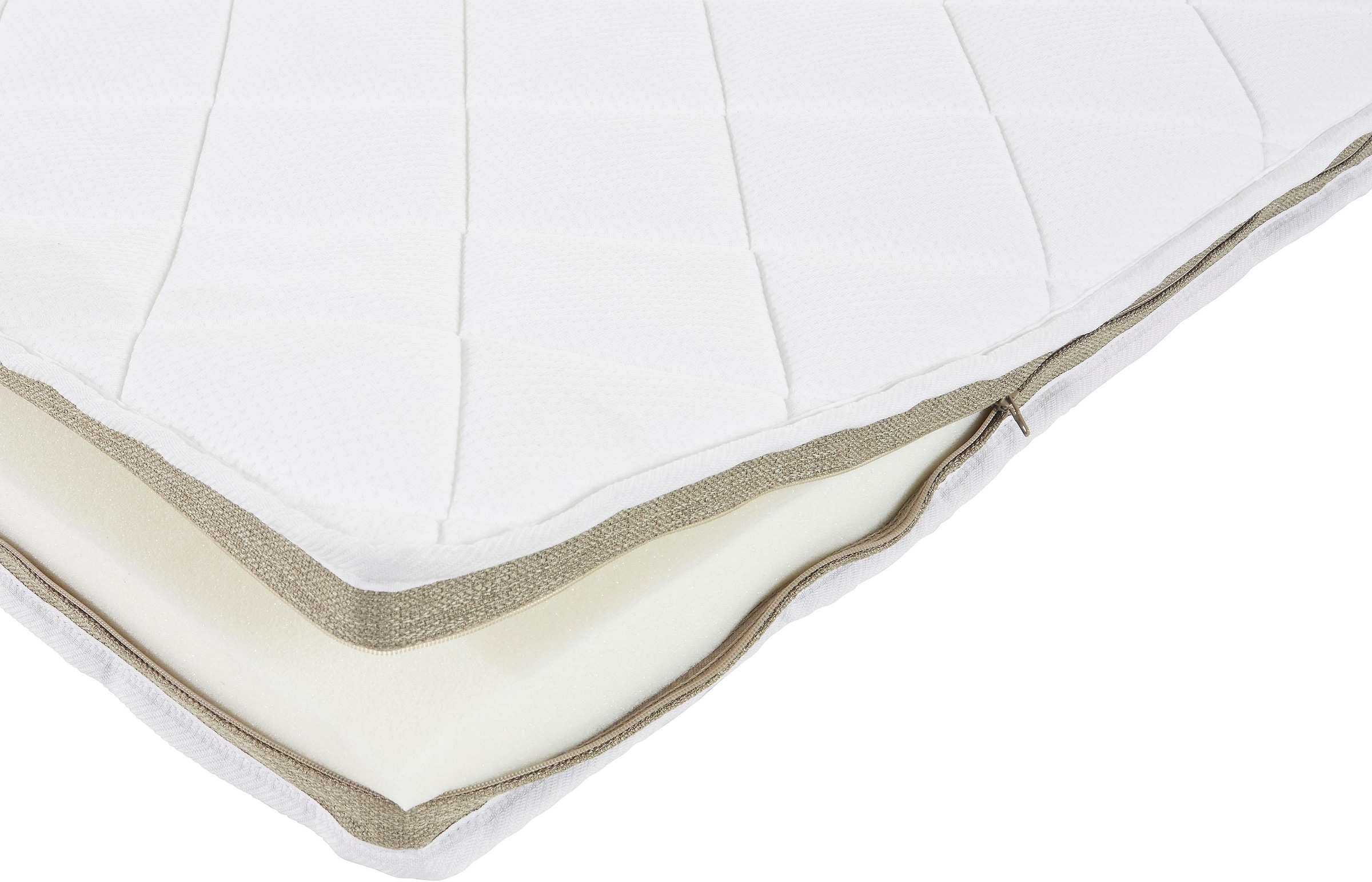 andas Boxspringbett »Premium«, Steppung mit Knopfheftung, inkl. Topper