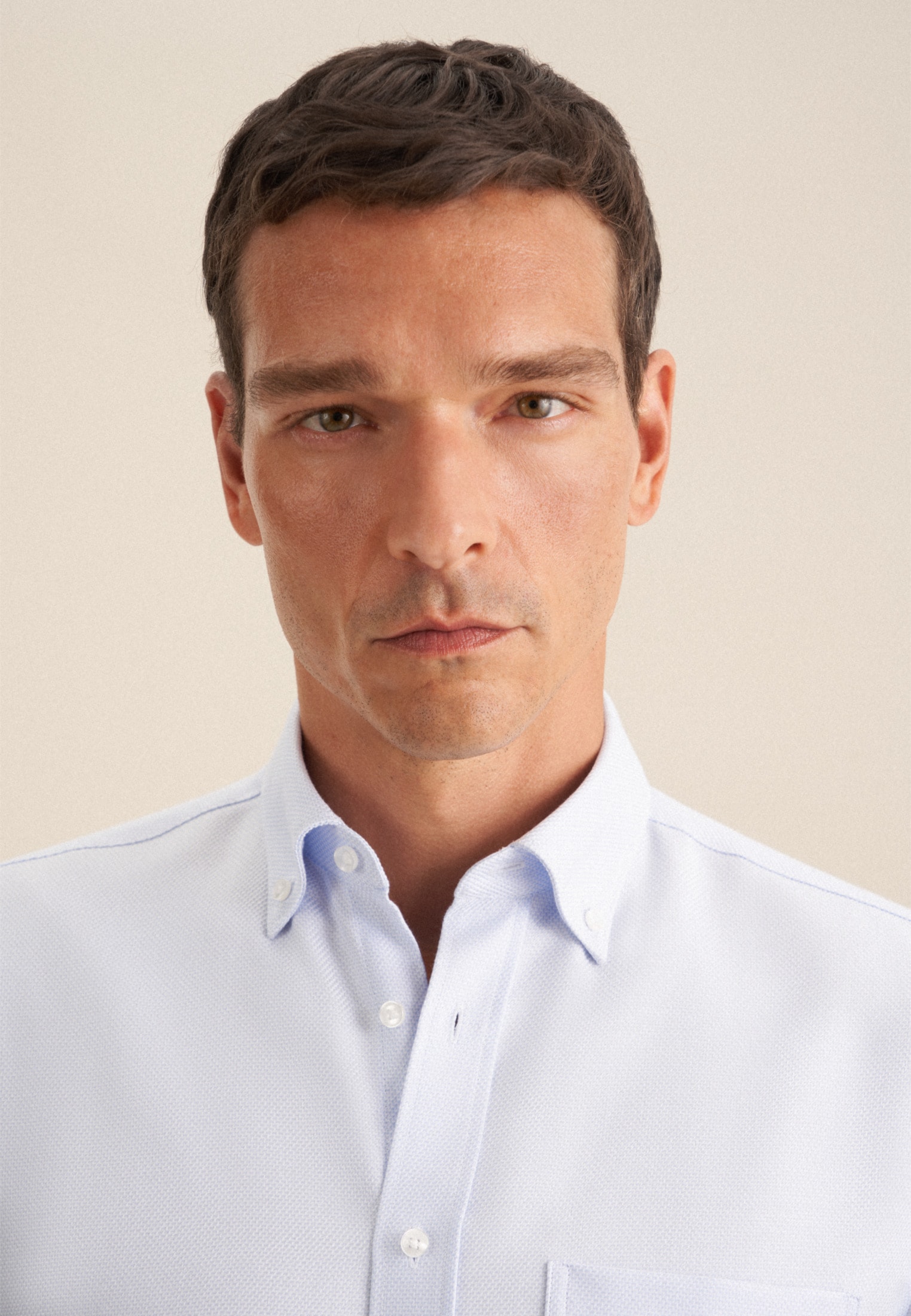 seidensticker Businesshemd »Schwarze Rose«, Regular Button-Down-Kragen Struktur