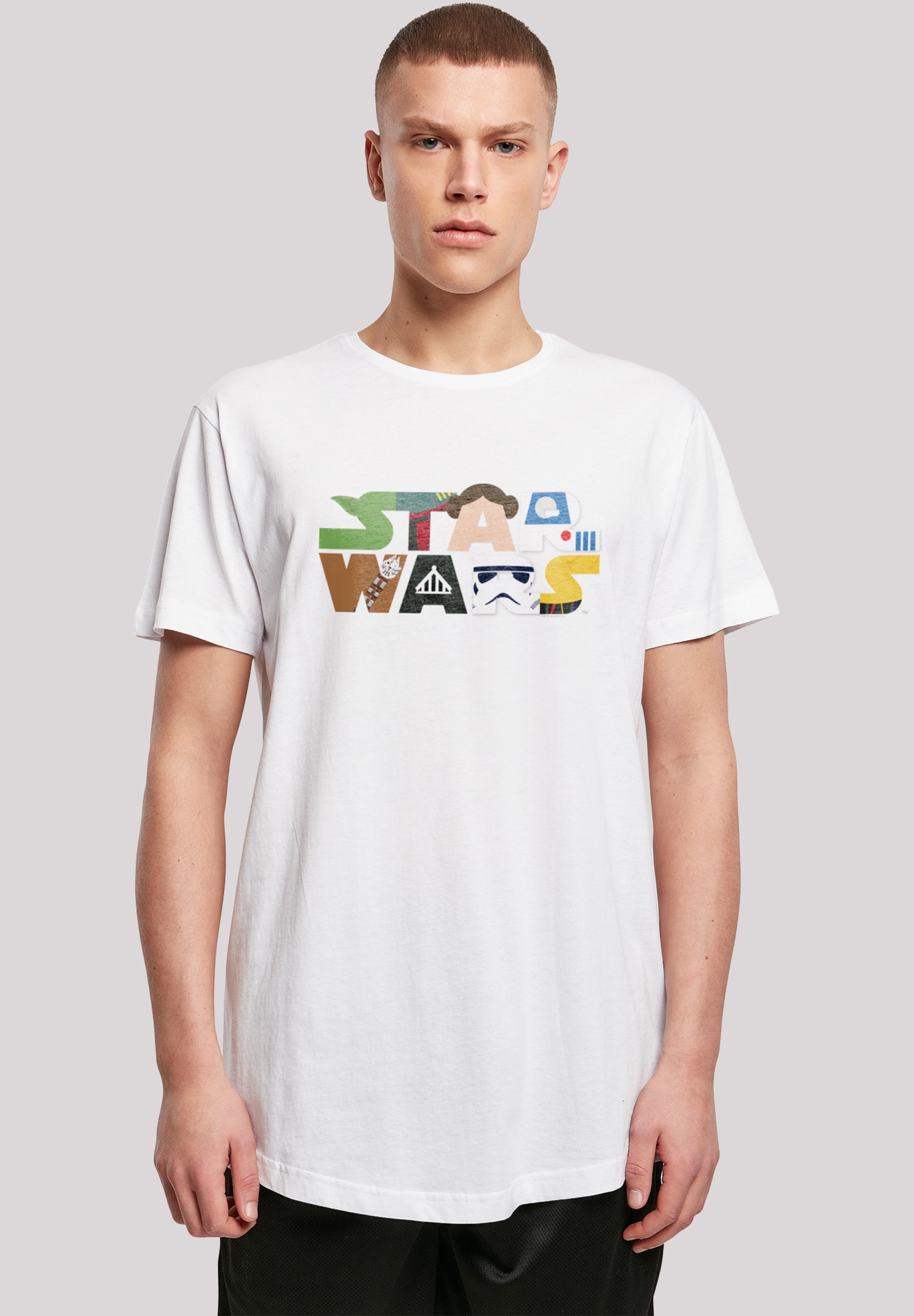 F4NT4STIC T-Shirt »Star Wars Character Logo«, Print