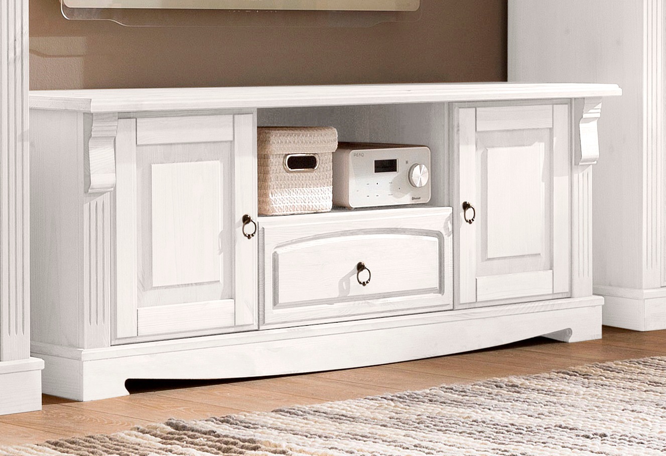 Home affaire Lowboard "Anna", (Gesamtmaße (B/T/H): ca. 140/44/50 cm), TV-Bo günstig online kaufen