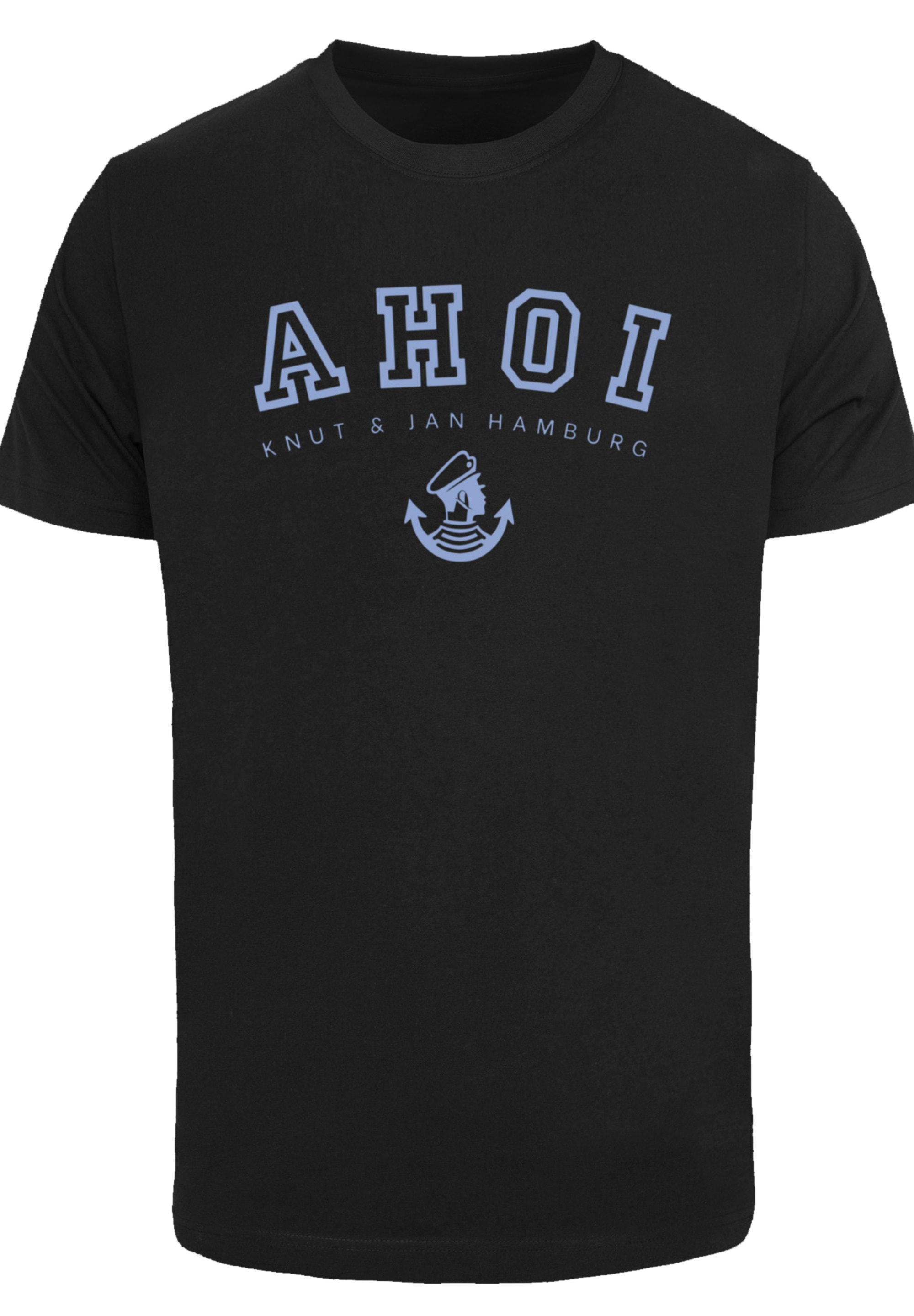 F4NT4STIC T-Shirt »Ahoi Knut & Jan Hamburg«, Print