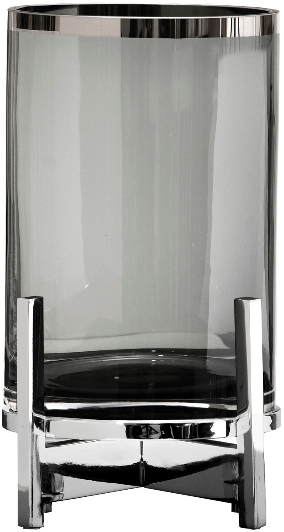 Fink Windlicht »CHARLES, mit Glaszylinder und eine | St.), Platinumrand«, gute auch (1 BAUR Figur macht Vase als