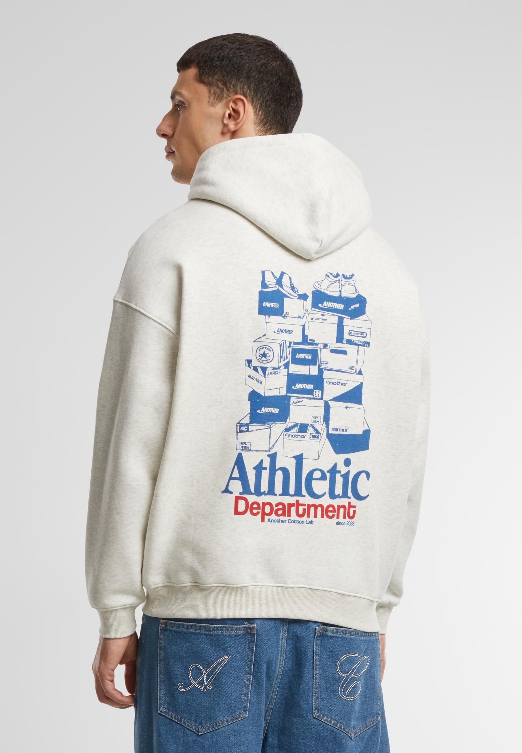 Another Cotton Lab Kapuzensweatshirt »Another Cotton Lab Athl. Dept. Oversized Hoodie«, (1 tlg.)
